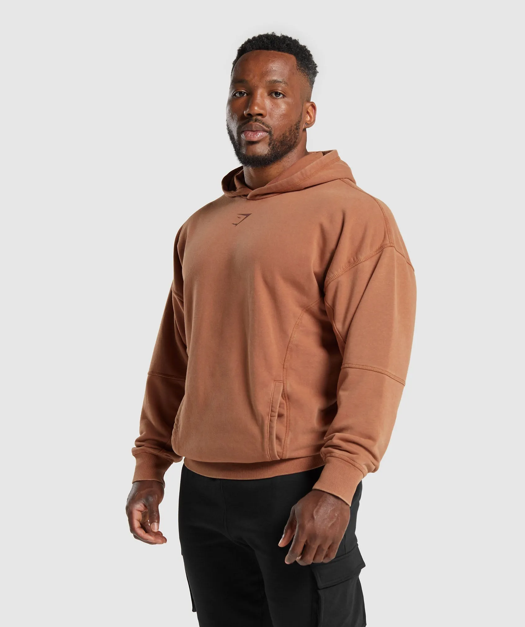 Gymshark Heritage Washed Hoodie - Canyon Brown sold by Gymshark product image thumbnail 3
