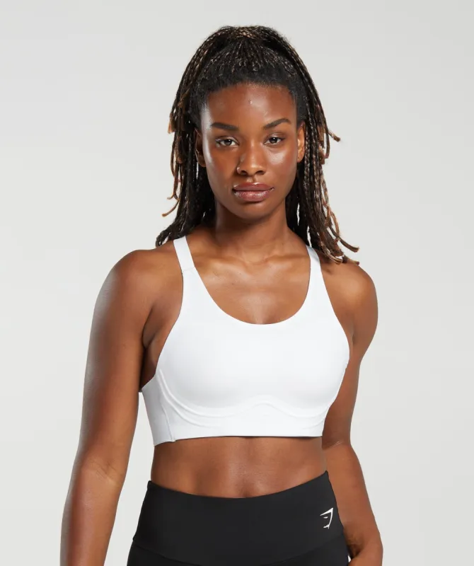 Gymshark Cross Back Sports Bra - White sold by Gymshark
