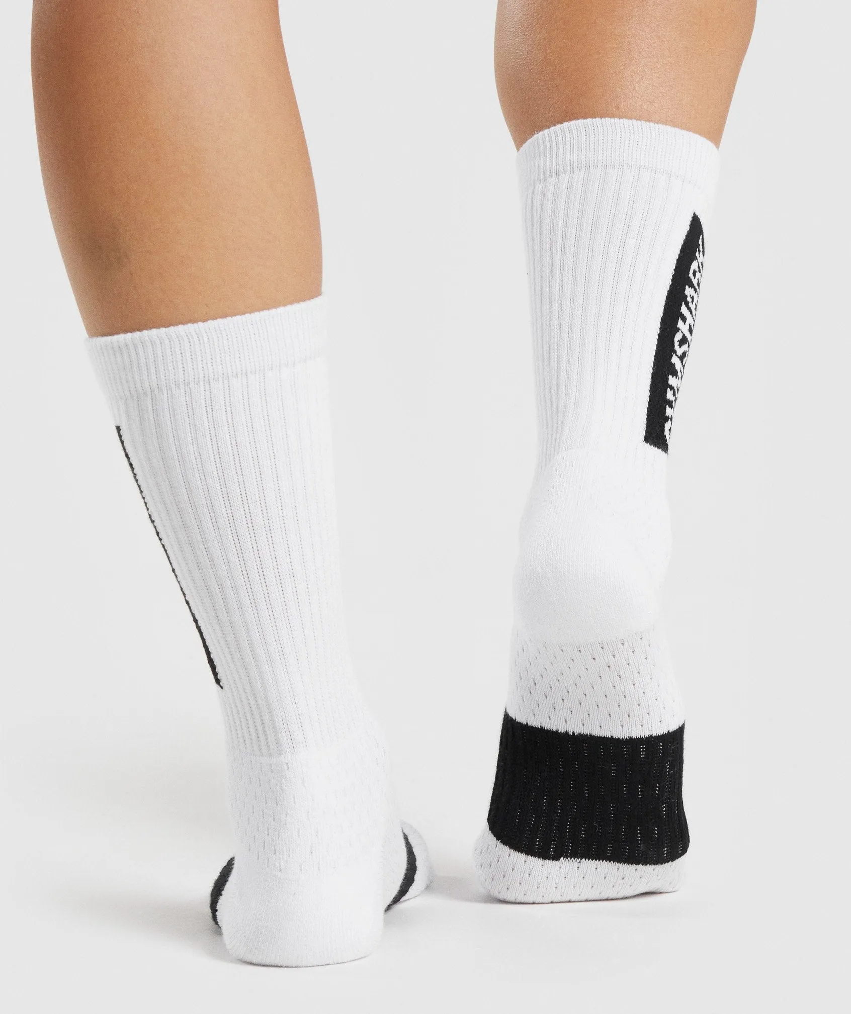 Gymshark Premium Logo Crew Socks (1pk) - White sold by Gymshark product image thumbnail 3