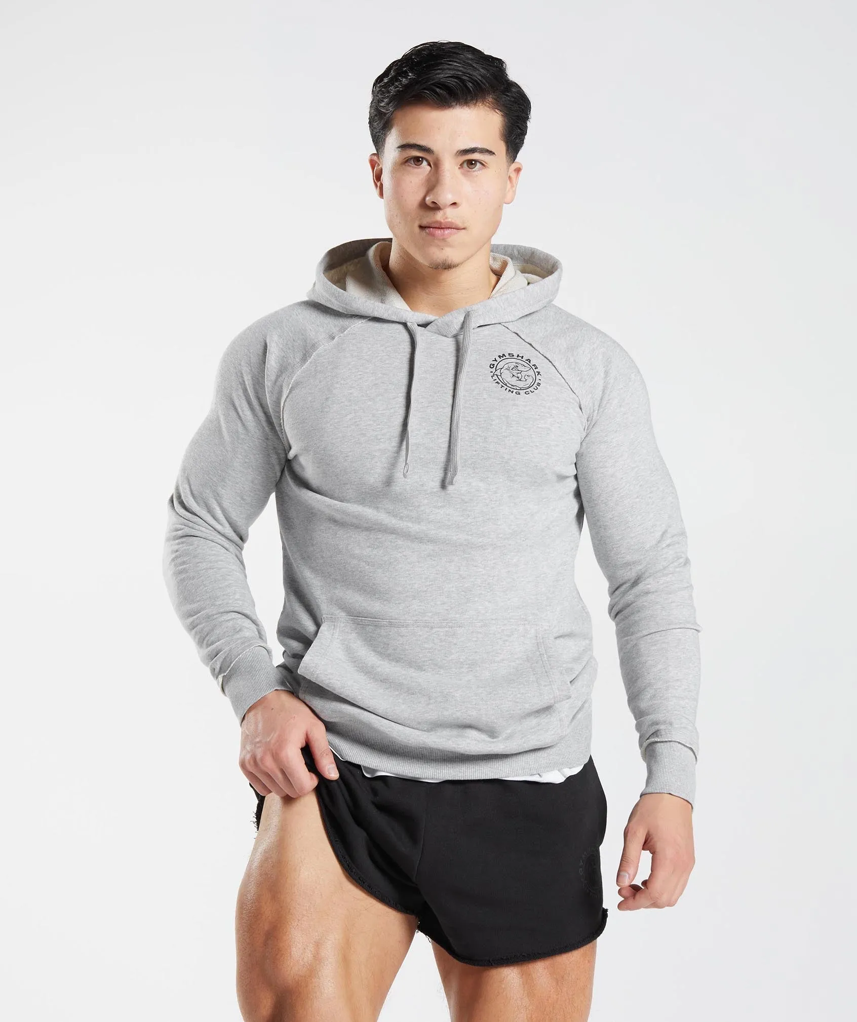 Gymshark Legacy Hoodie - Light Grey Marl sold by Gymshark