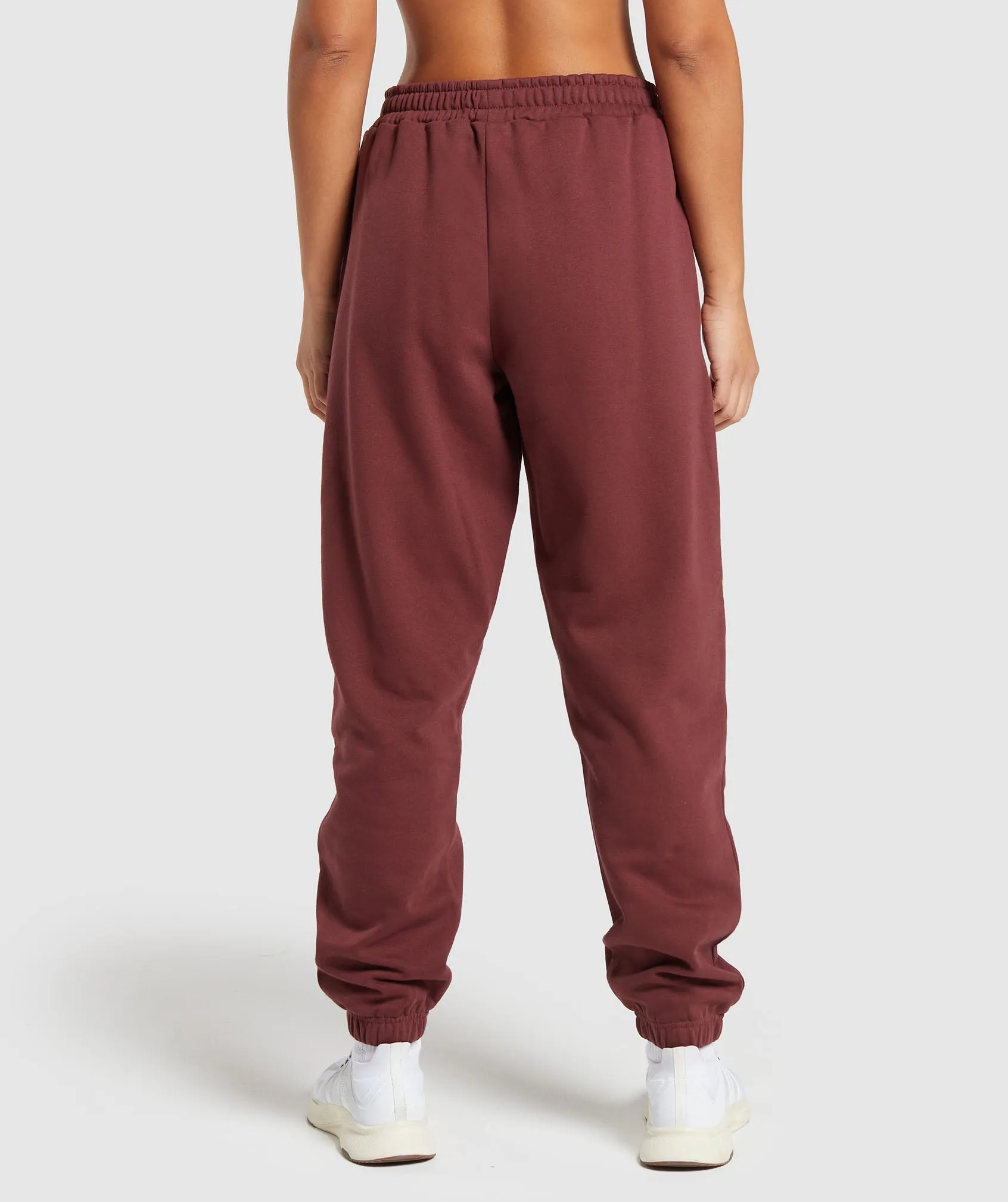Gymshark Training Fleece Joggers - Burgundy Brown sold by Gymshark product image thumbnail 2