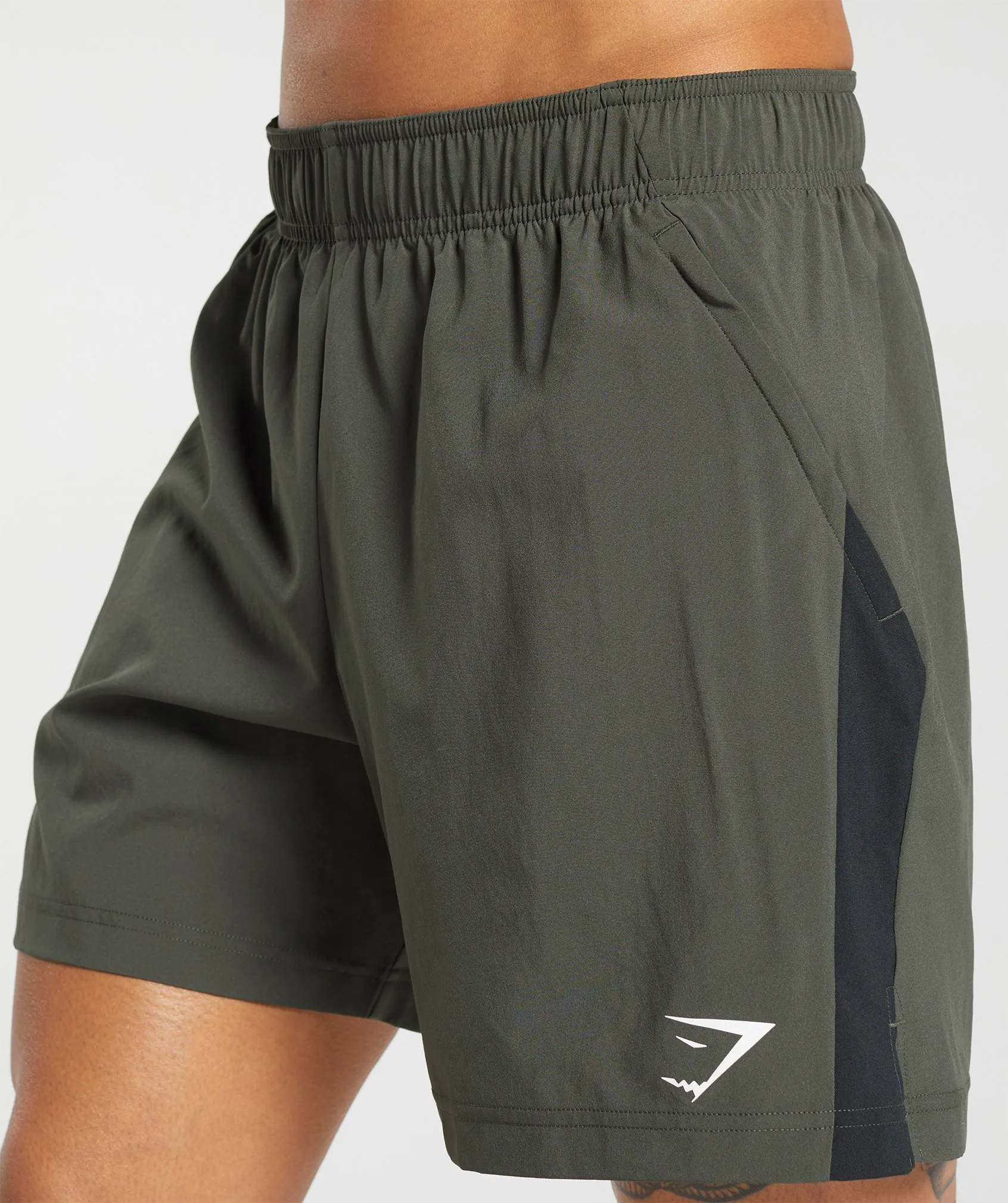 Gymshark Sport 7" Shorts - Strength Green/Black sold by Gymshark product image thumbnail 5