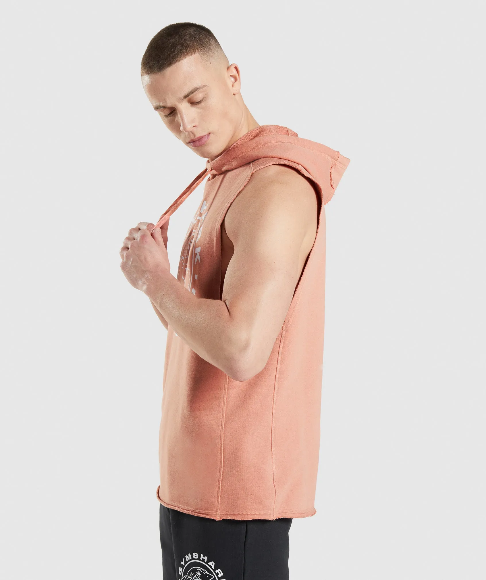 Gymshark Legacy Drop Arm Hoodie - Nevada Pink sold by Gymshark product image thumbnail 3