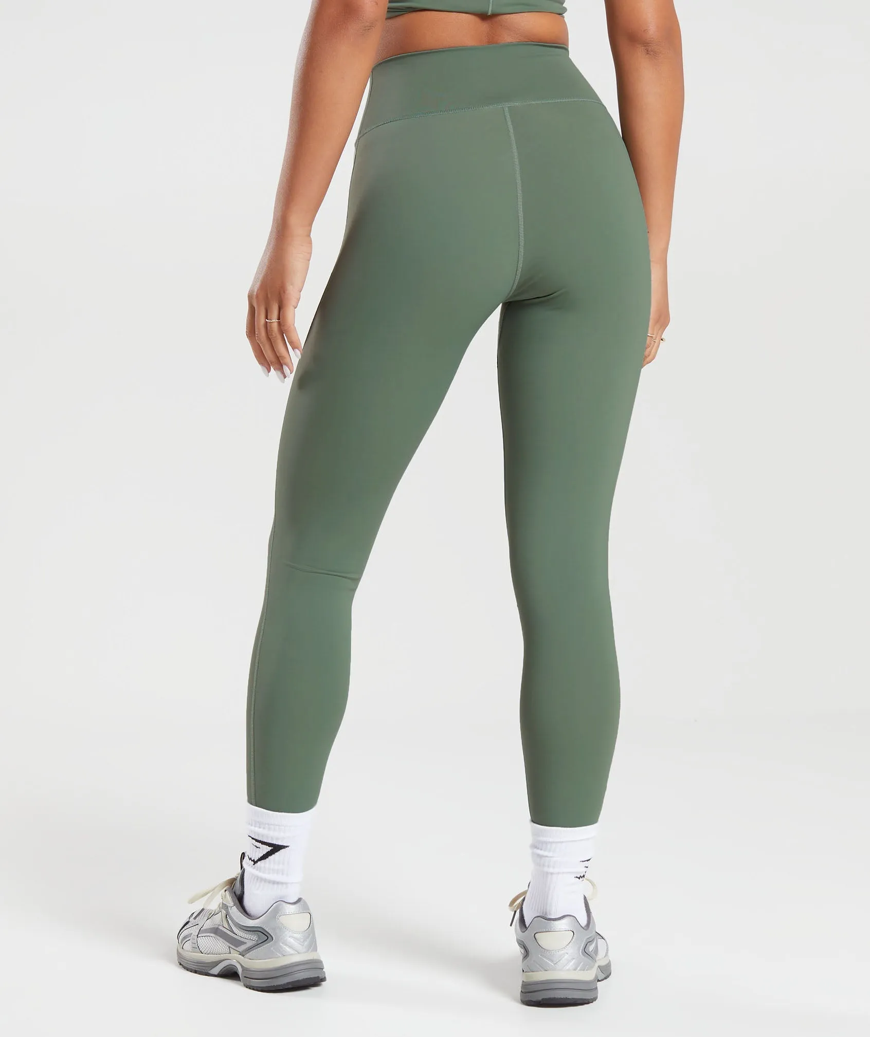 Gymshark Elevate Leggings - Willow Green sold by Gymshark product image thumbnail 2