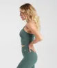 Gymshark Everyday Halter Neck Ribbon Tank - Slate Teal sold by Gymshark