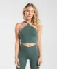 Gymshark Everyday Halter Neck Ribbon Tank - Slate Teal sold by Gymshark