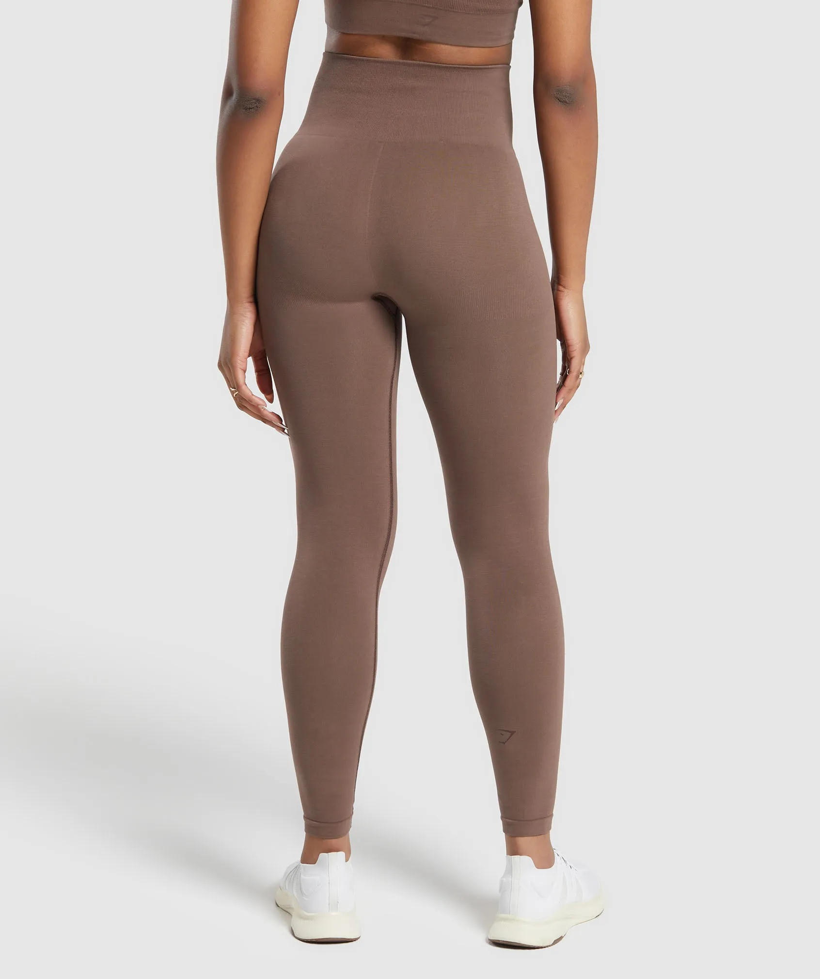 Gymshark Cotton Seamless Leggings - Soft Brown sold by Gymshark product image thumbnail 2