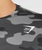 Gymshark Arrival T-Shirt - Grey Print sold by Gymshark