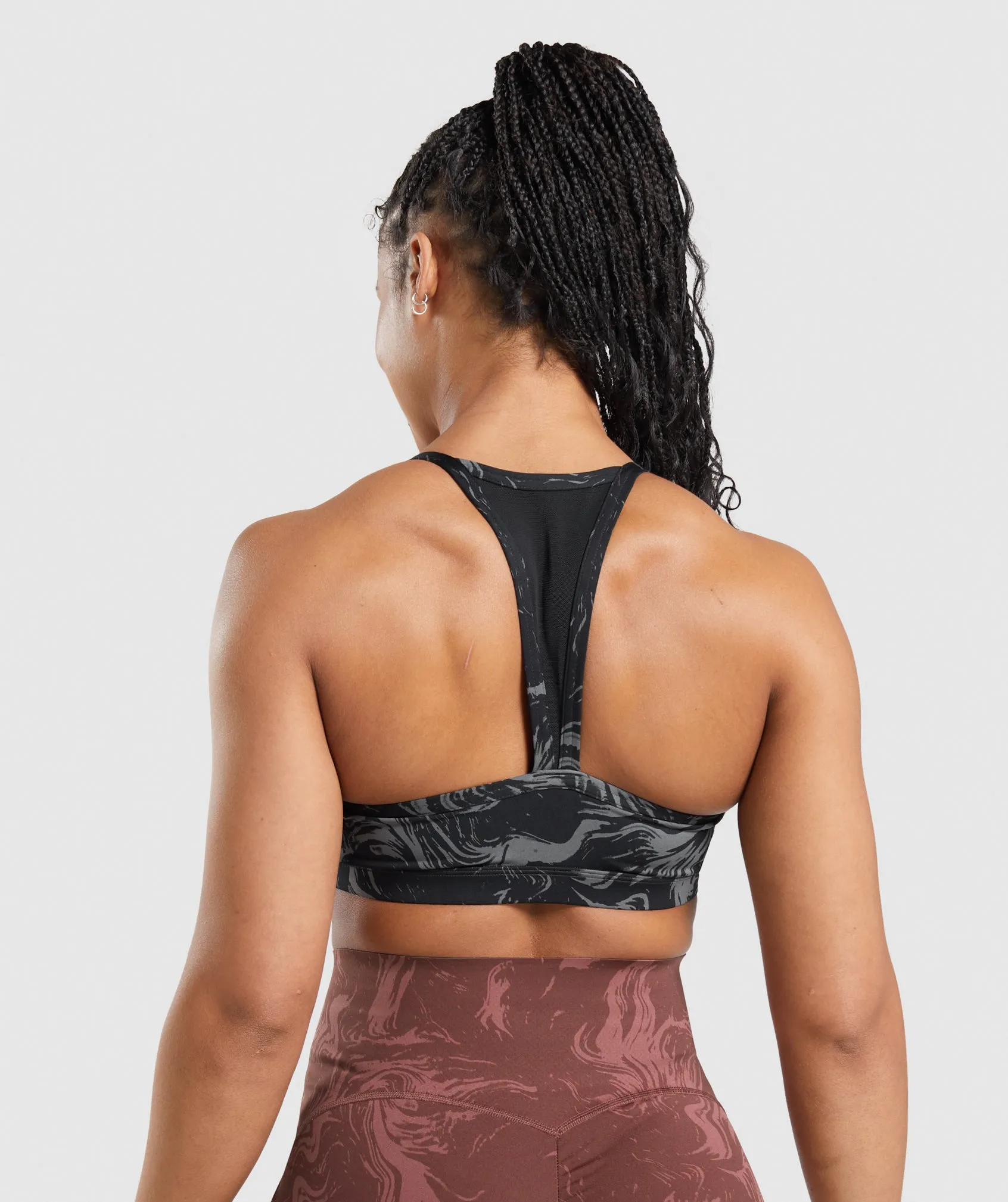 GS Power Sports Bra - Black Print sold by Gymshark product image thumbnail 2