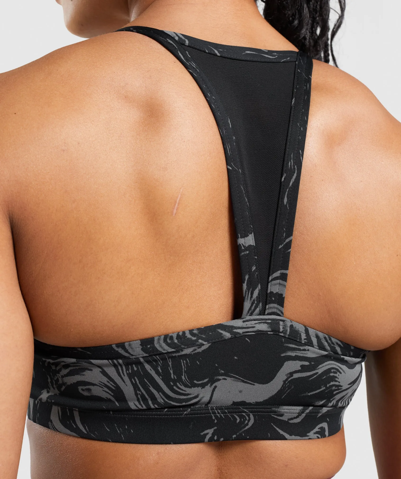 GS Power Sports Bra - Black Print sold by Gymshark product image thumbnail 5