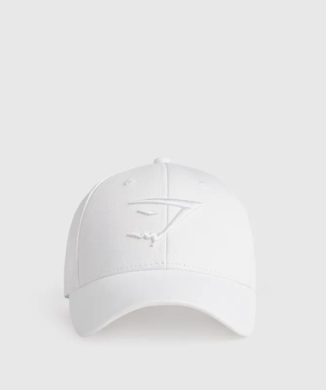 Gymshark Sharkhead Cap - White sold by Gymshark