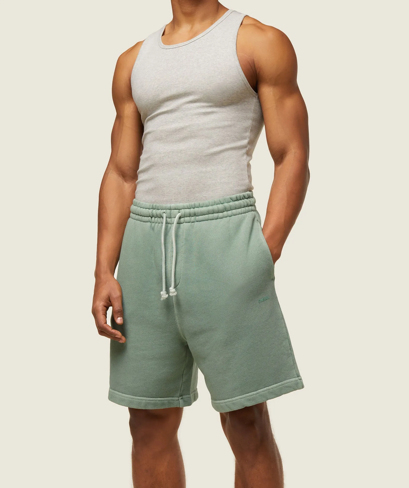 Gymshark everywear Sweat Shorts - Dollar Green sold by Gymshark product image thumbnail 4
