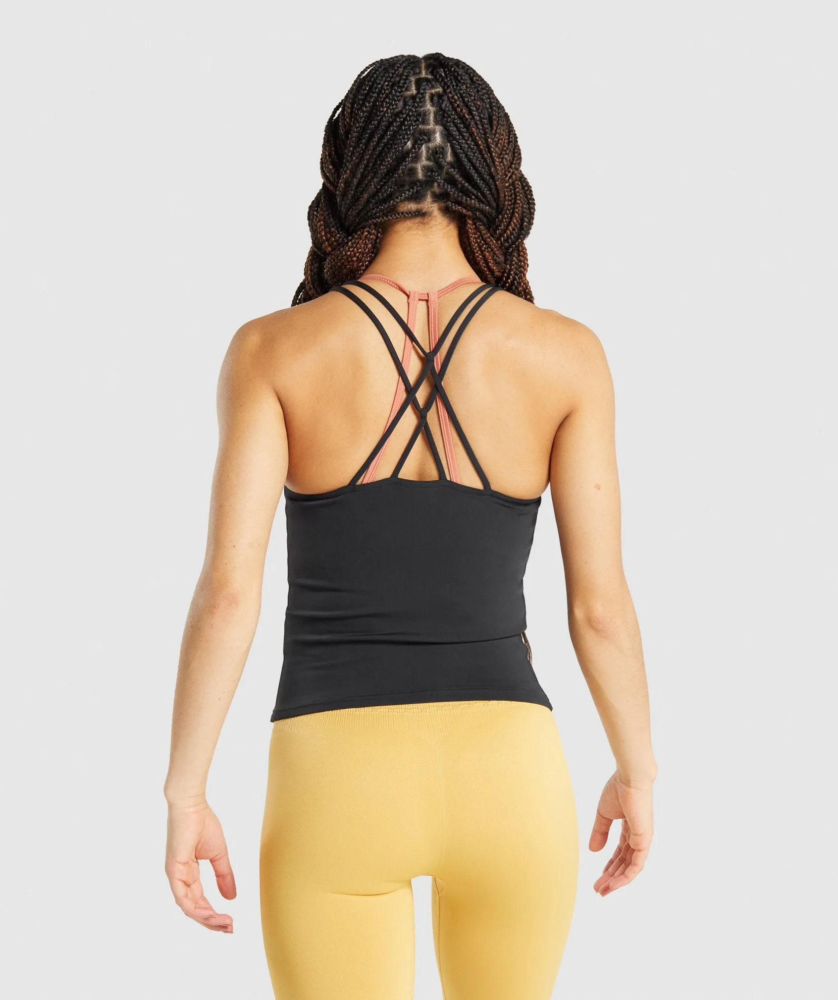 Gymshark Studio Tank - Black sold by Gymshark