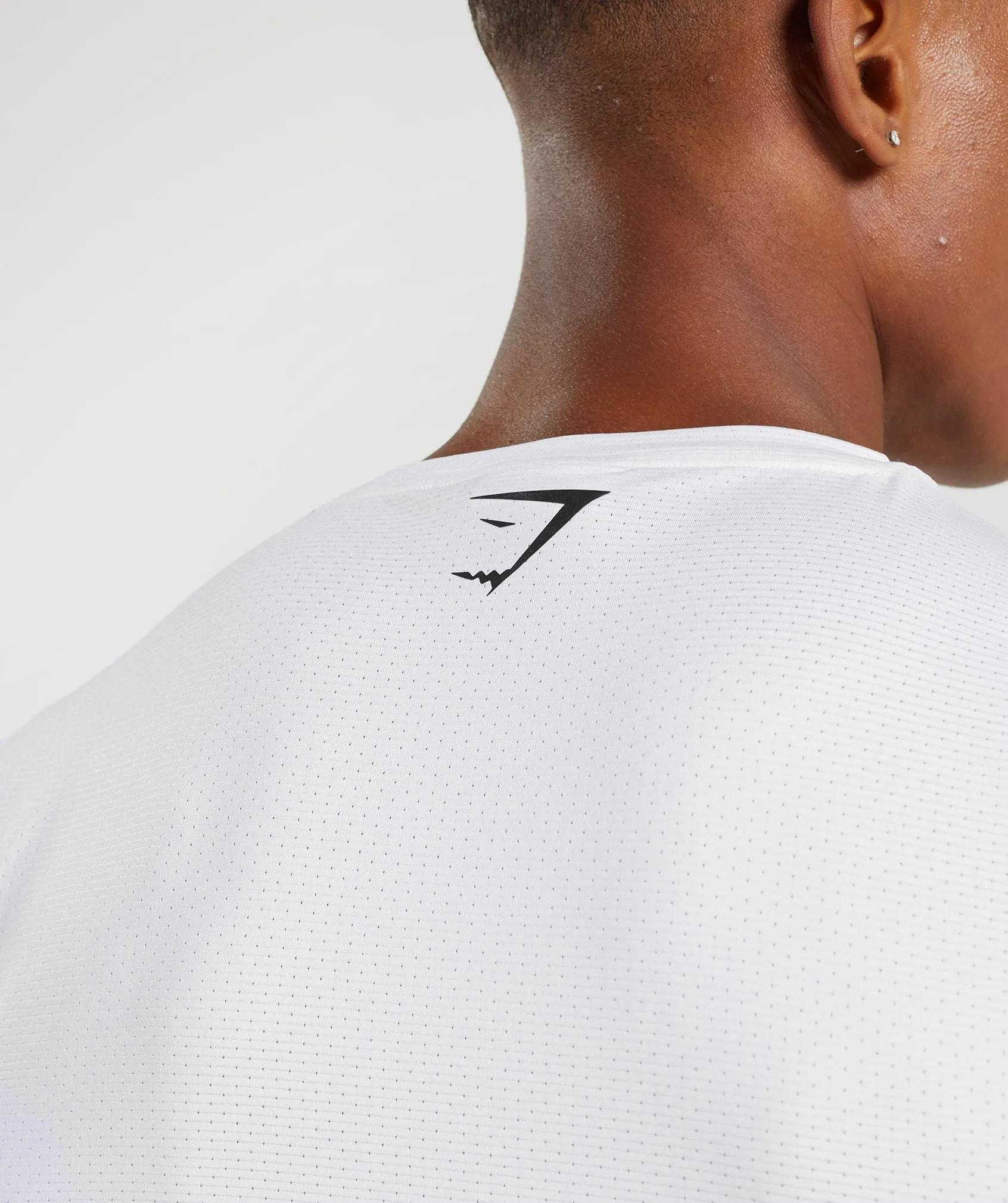 Gymshark Sport Stripe T-Shirt - White sold by Gymshark product image thumbnail 5