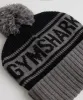 Gymshark Pom Beanie - Black/Coin Grey sold by Gymshark