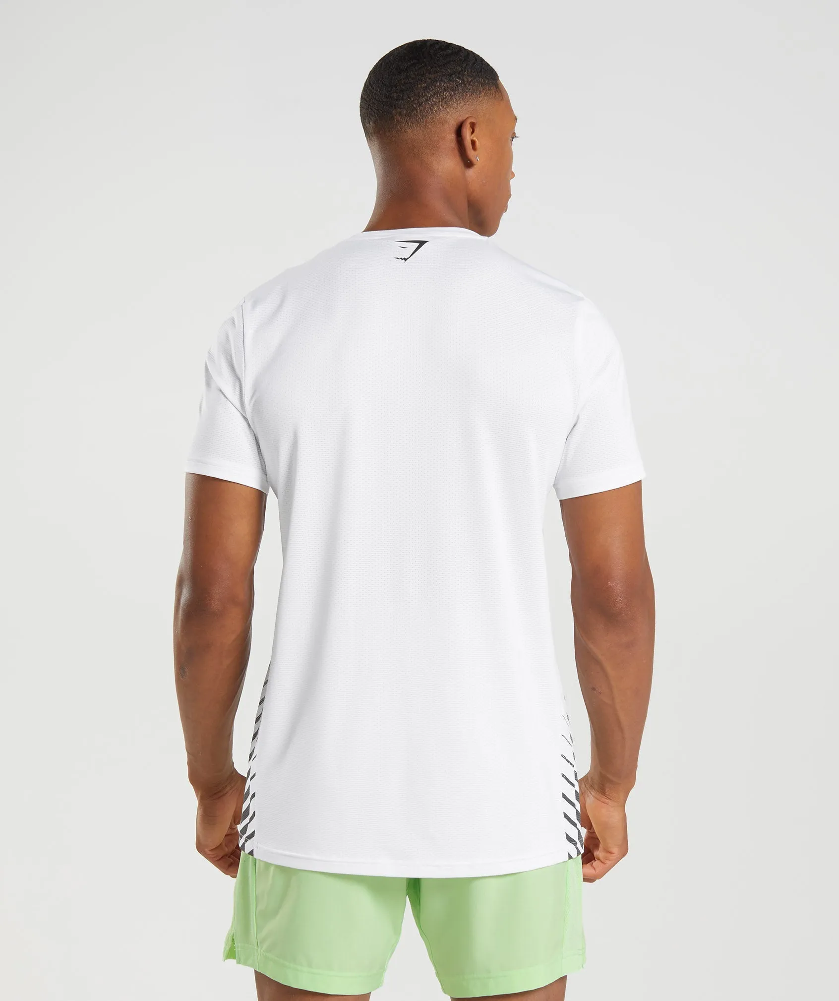 Gymshark Sport Stripe T-Shirt - White sold by Gymshark product image thumbnail 2