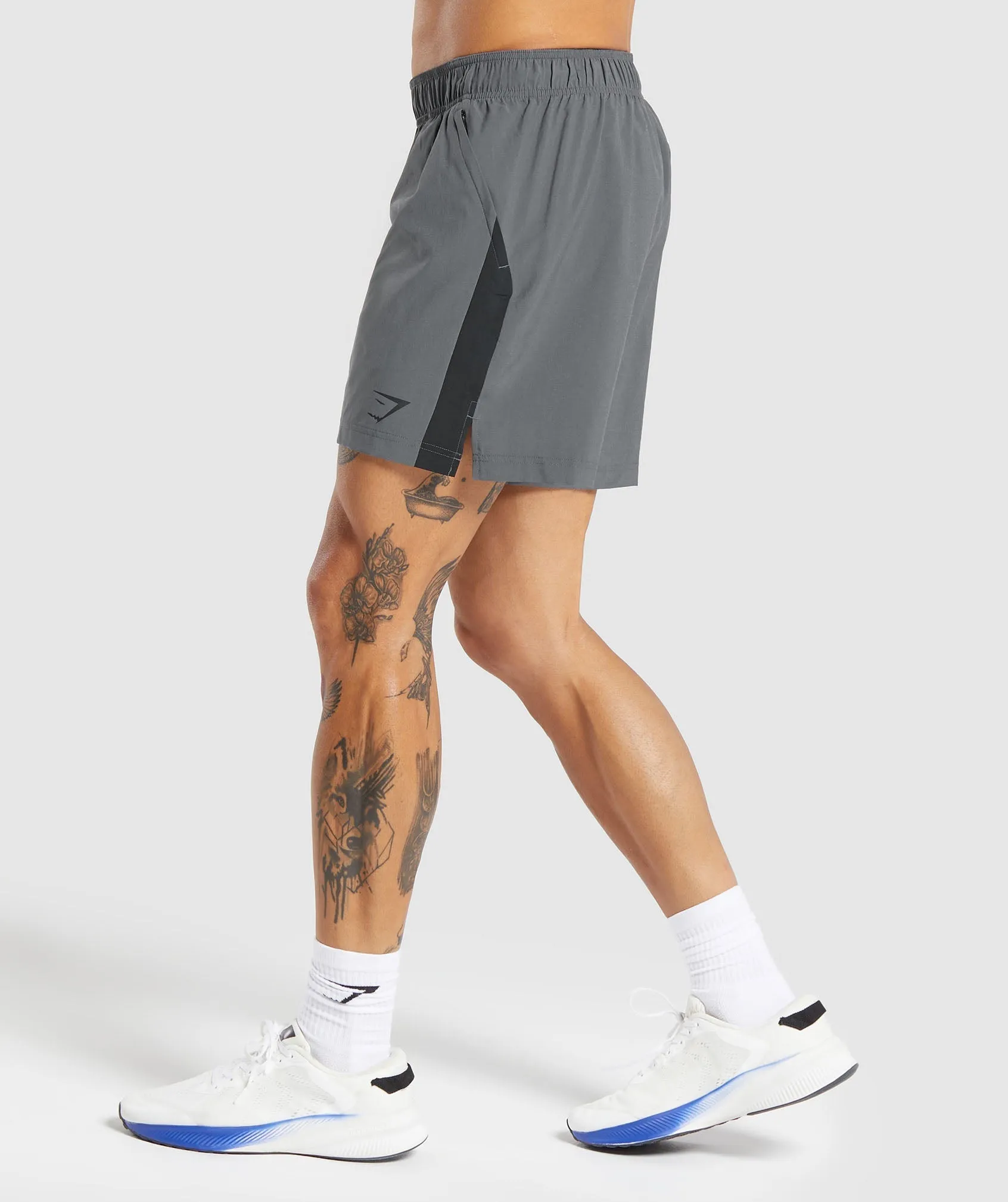 Gymshark Sport 7" Shorts - Dark Grey/Black sold by Gymshark