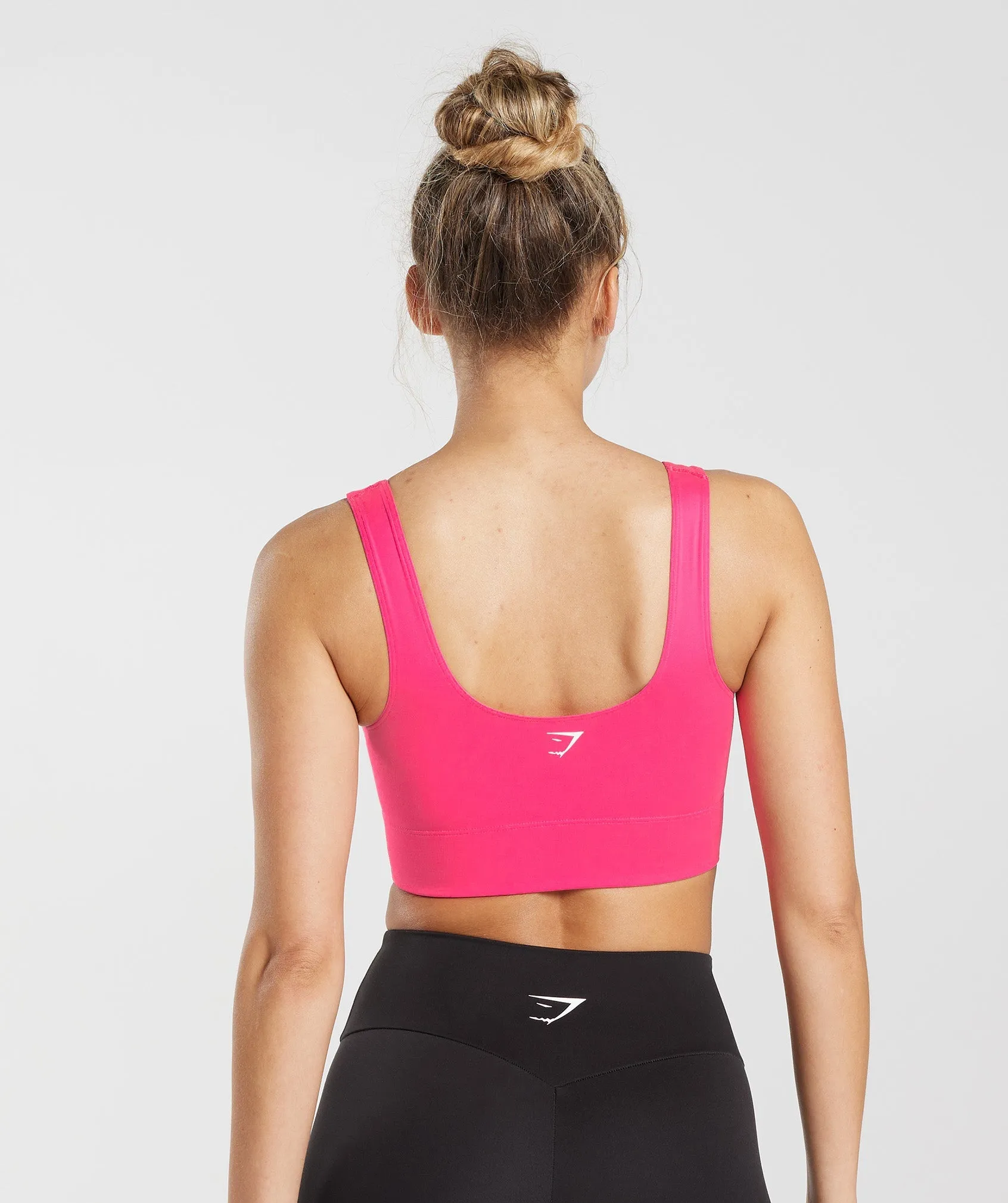 Gymshark Longline Sports Bra - Bright Fuchsia sold by Gymshark product image thumbnail 2
