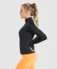 Gymshark Pulse 1/4 Zip - Black sold by Gymshark