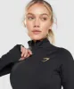 Gymshark Pulse 1/4 Zip - Black sold by Gymshark