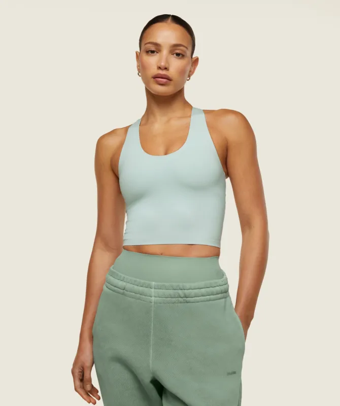 Gymshark everywear Second Skin Tank - Cool Turquoise sold by Gymshark