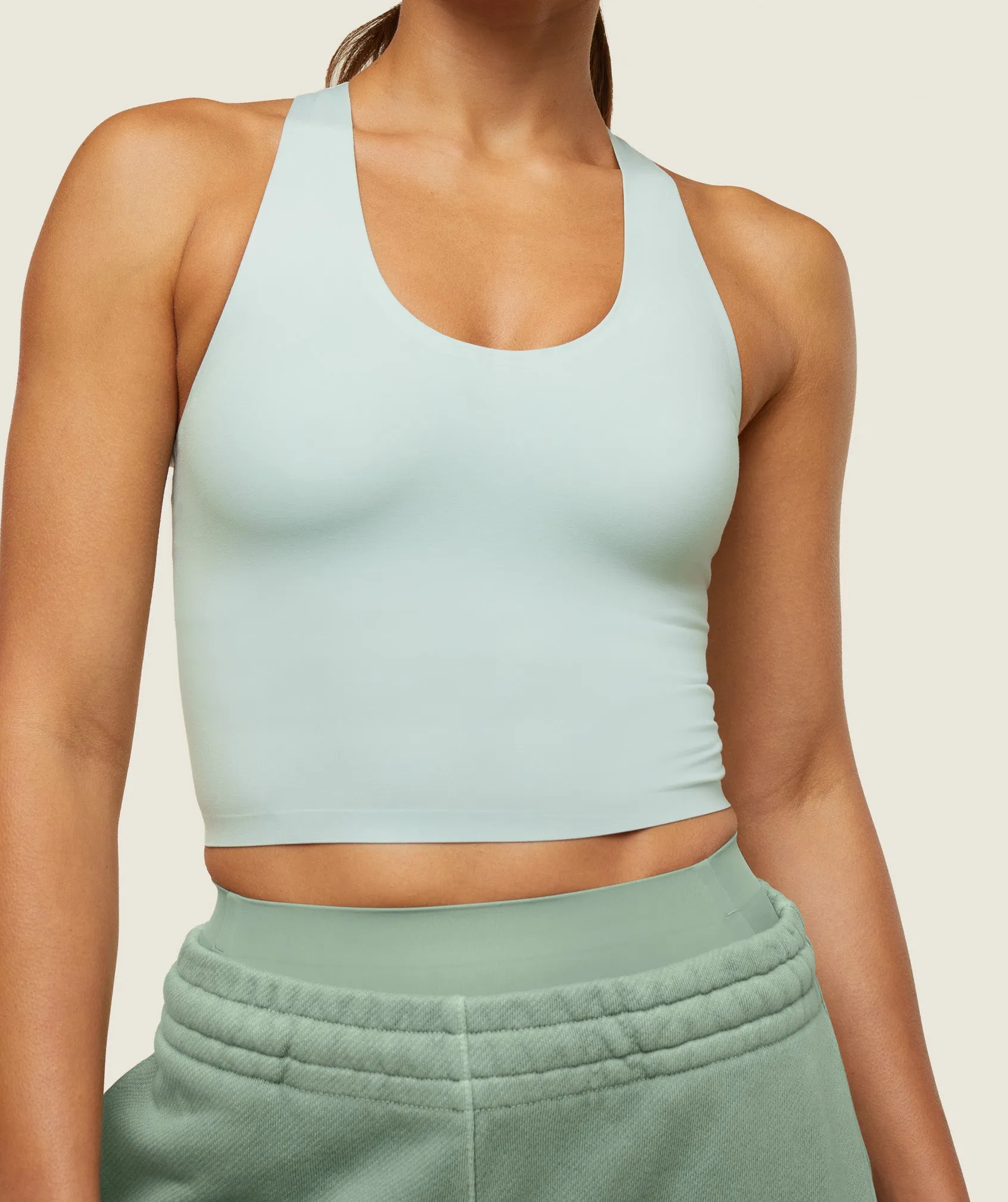 Gymshark everywear Second Skin Tank - Cool Turquoise sold by Gymshark product image thumbnail 4