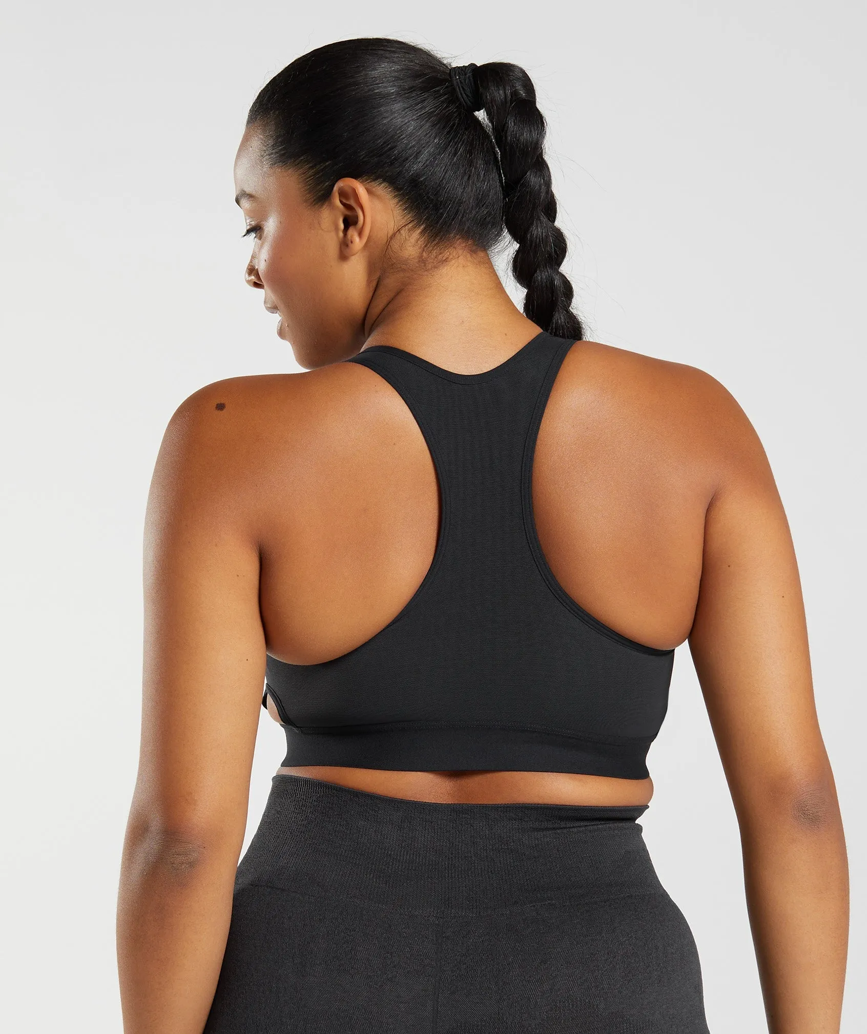 Gymshark Racerback High Support Sports Bra, B/C-E/F - Black sold by Gymshark product image thumbnail 2