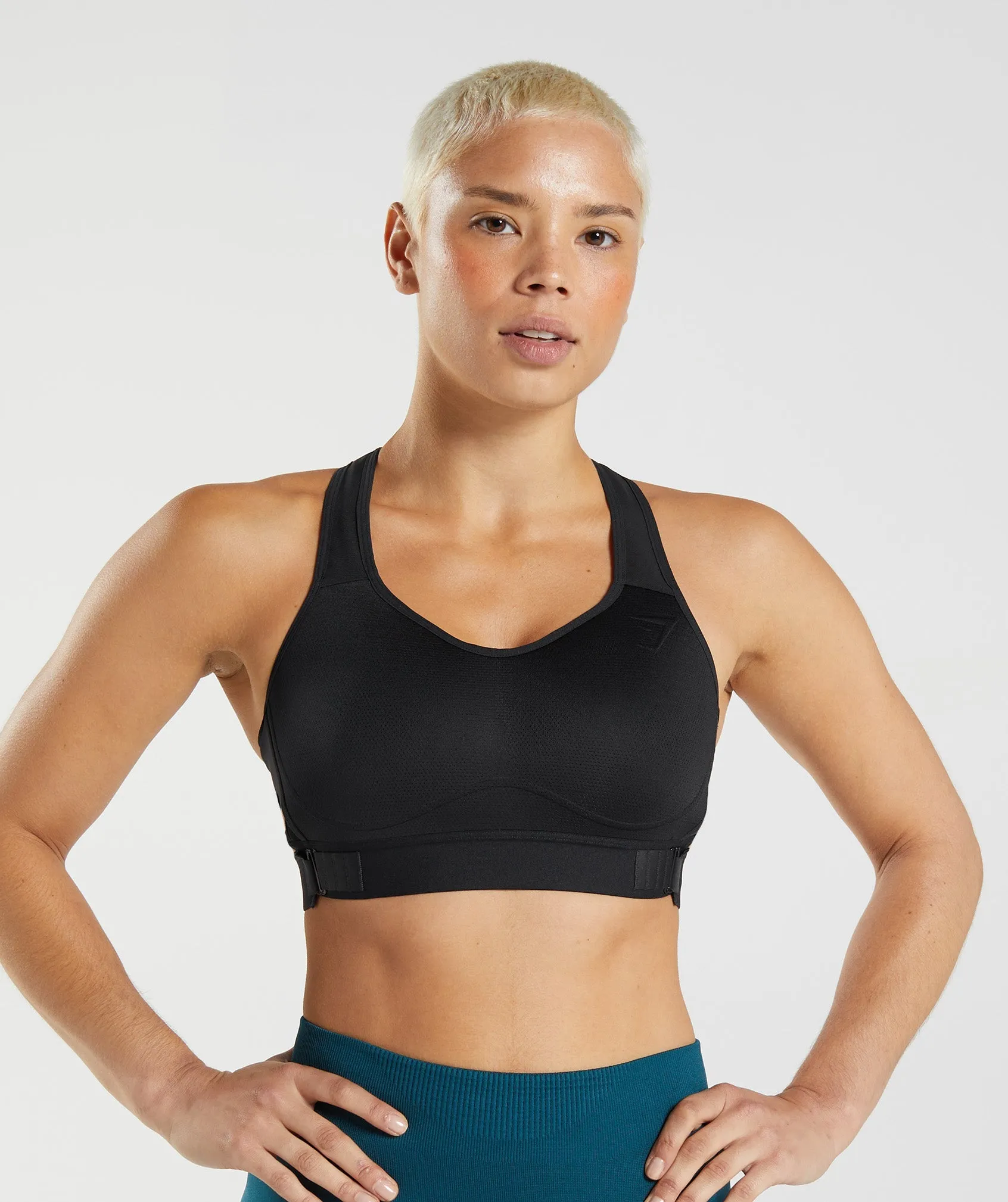 Gymshark Racerback High Support Sports Bra, B/C-E/F - Black sold by Gymshark