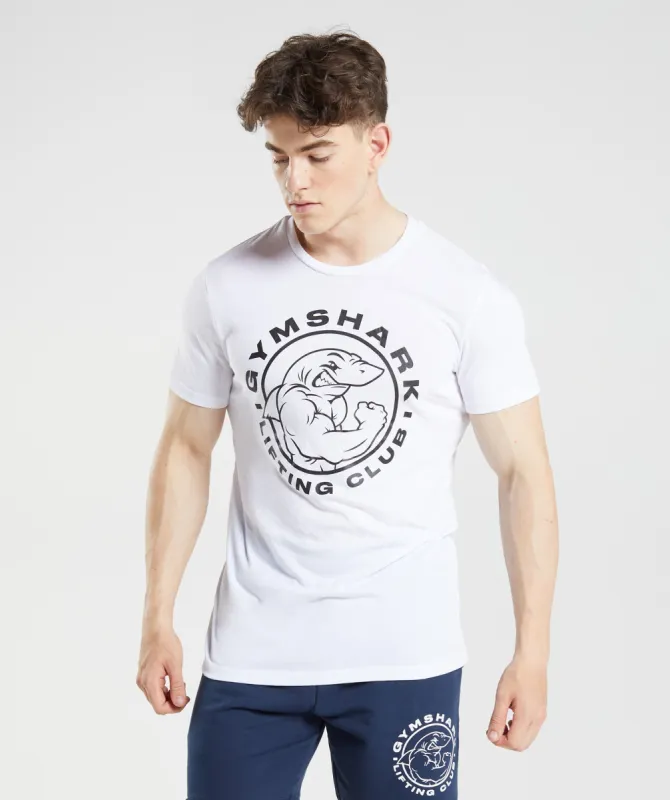 Gymshark Legacy T-Shirt - White sold by Gymshark