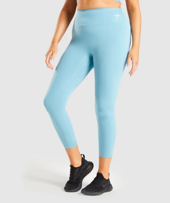 Gymshark Training 7/8 Leggings - Light Blue sold by Gymshark