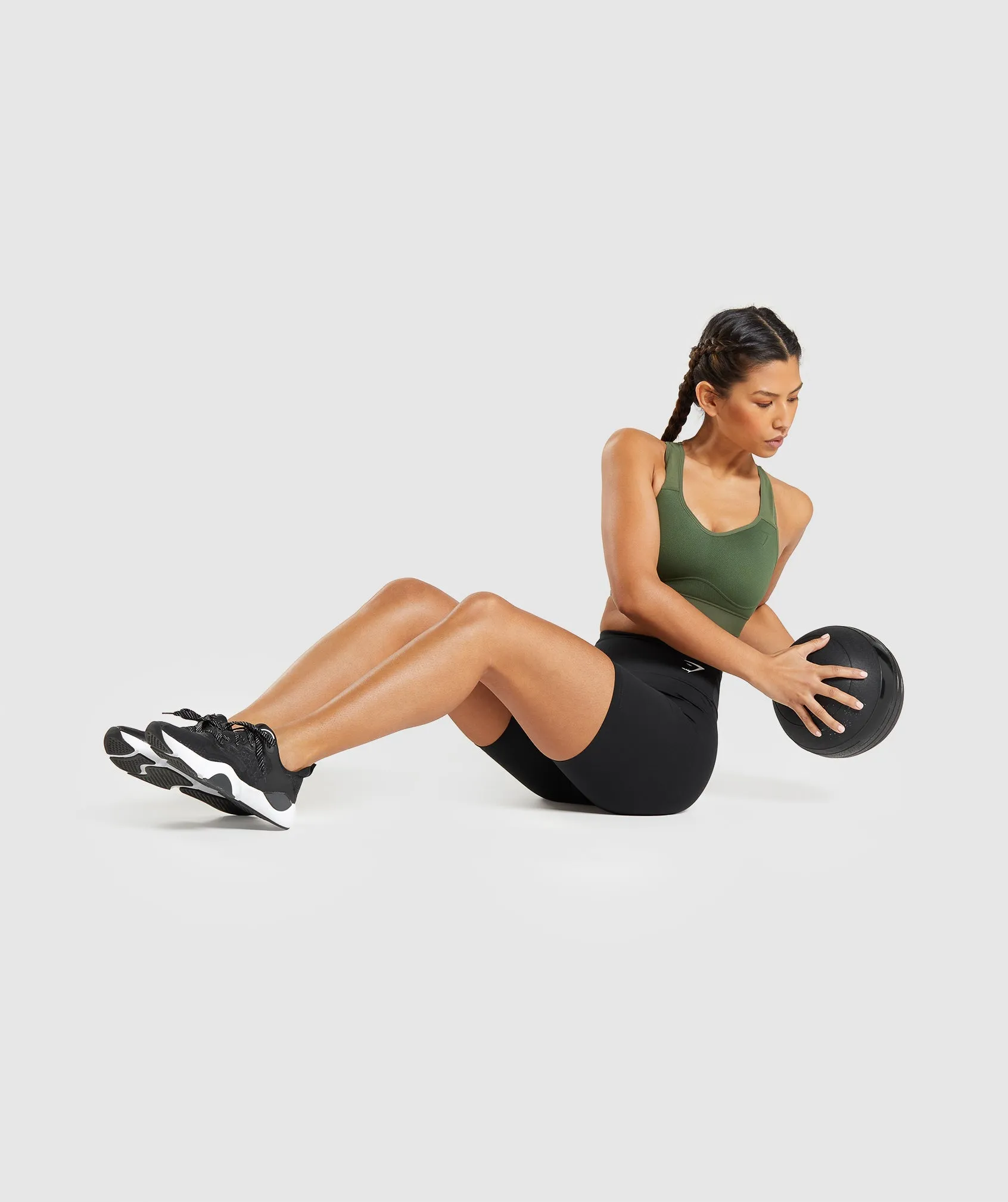 Gymshark Lightweight High Support Sports Bra - Core Olive sold by Gymshark product image thumbnail 4
