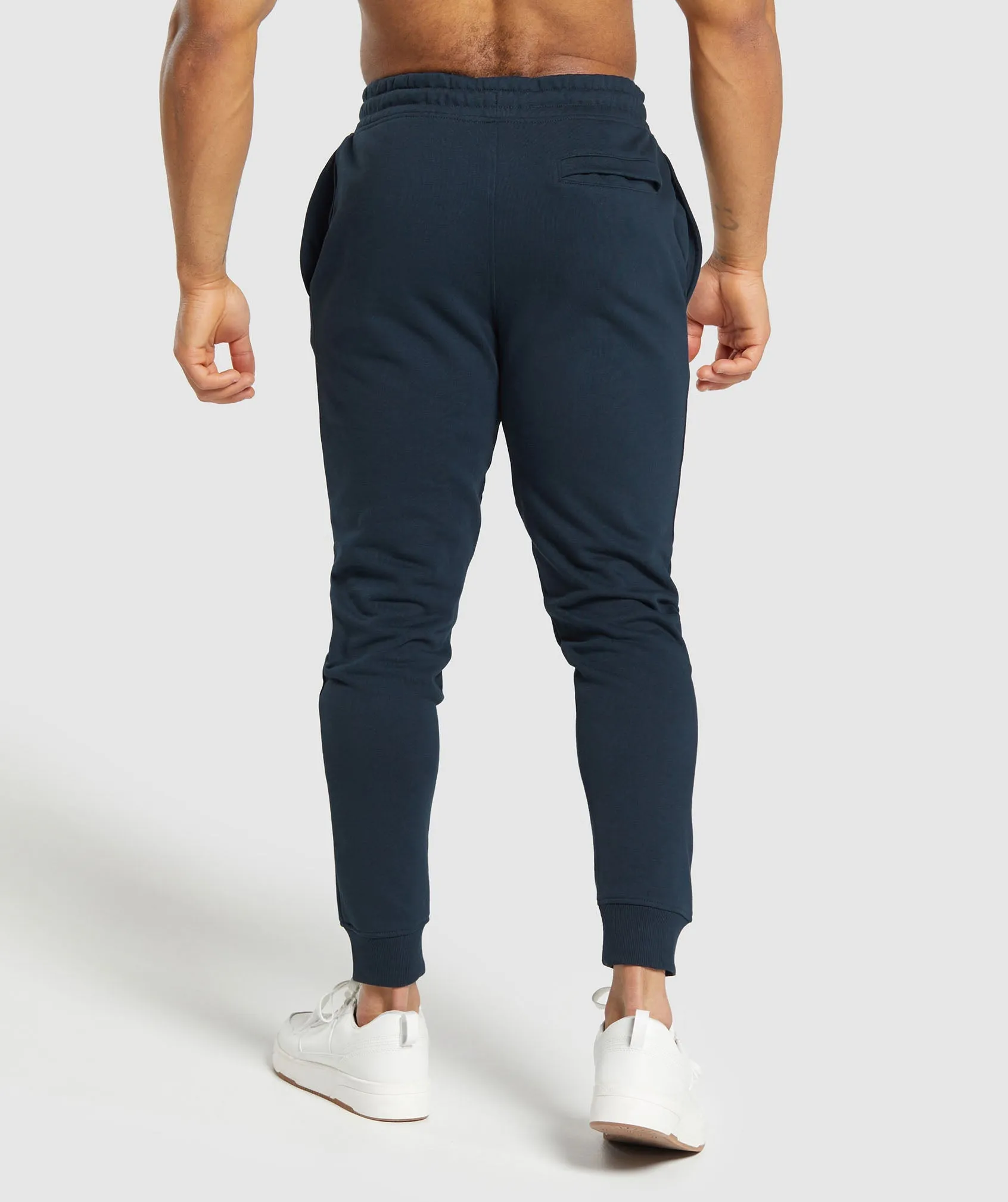 Gymshark Crest Joggers - Navy sold by Gymshark product image thumbnail 2
