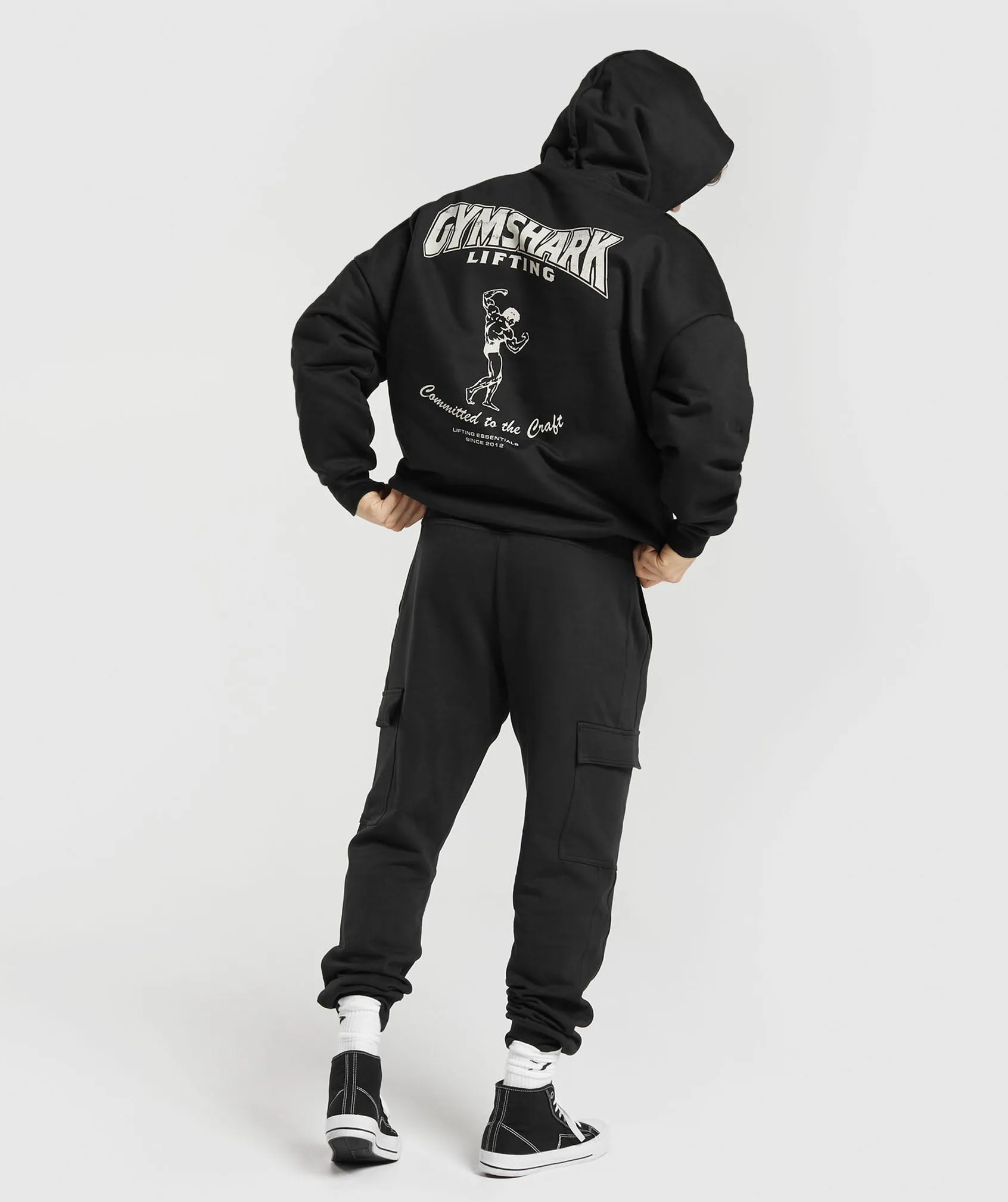 Gymshark Committed to the Craft Hoodie - Black sold by Gymshark product image thumbnail 4