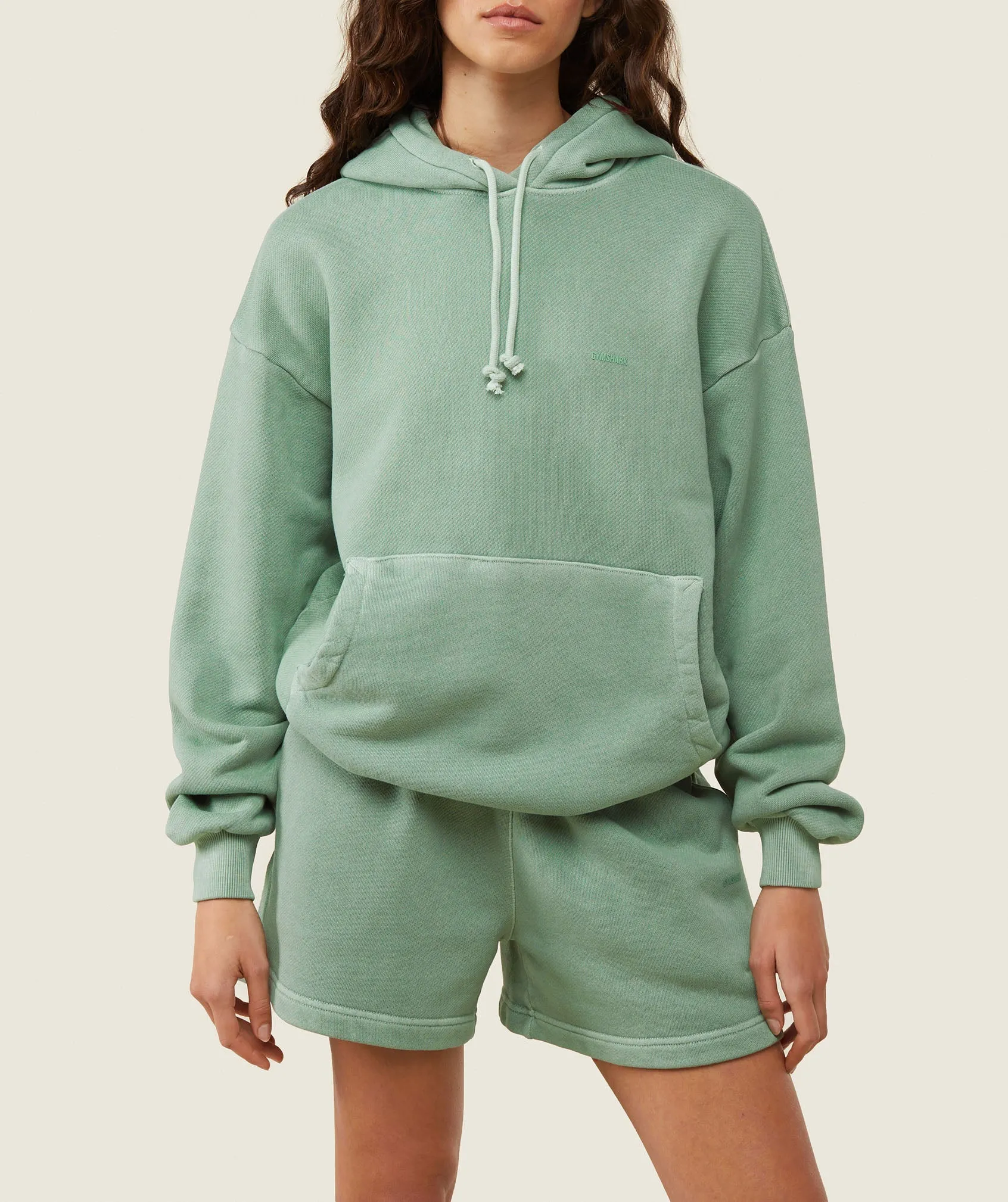Gymshark everywear Relaxed Hoodie - Dollar Green sold by Gymshark product image thumbnail 4