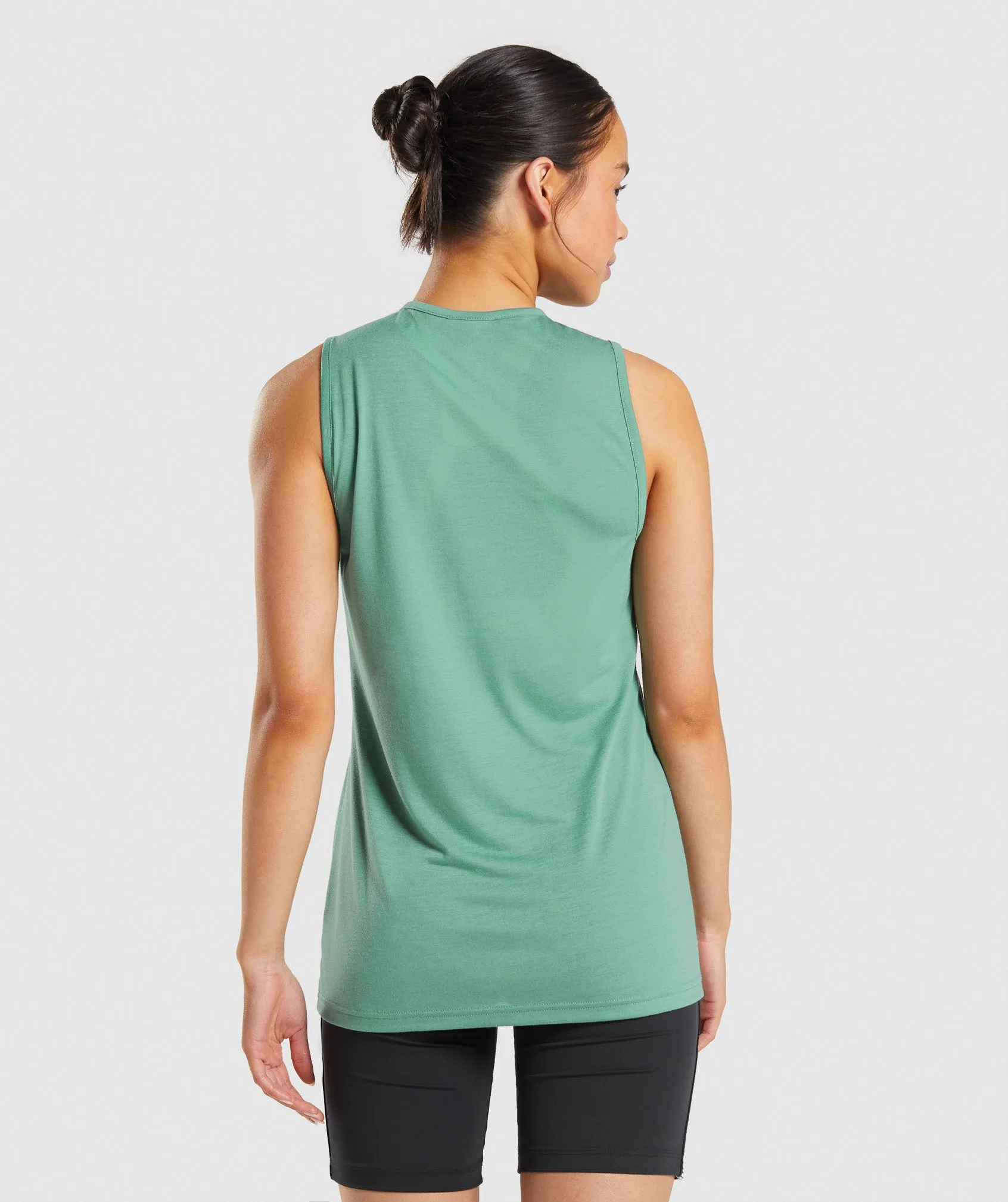 Gymshark Training Drop Arm Tank - Alpine Green sold by Gymshark product image thumbnail 2