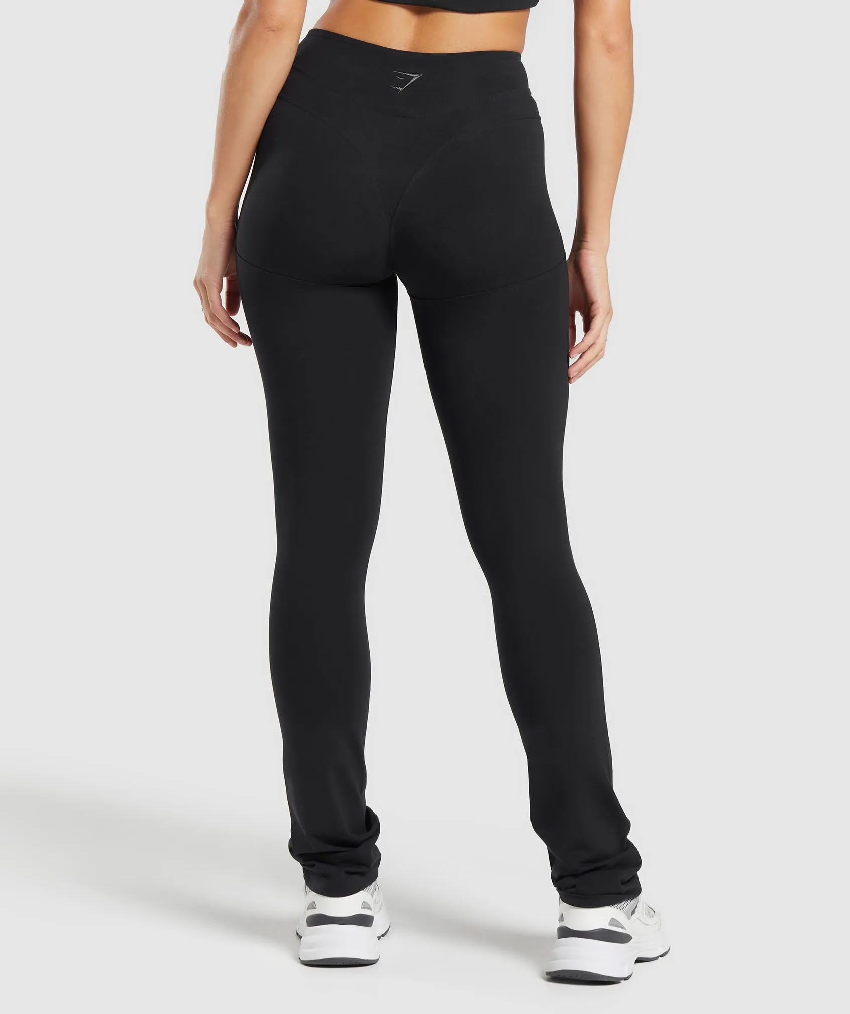 Gymshark Rest Day Boot Cut Cotton Leggings - Black sold by Gymshark product image thumbnail 2