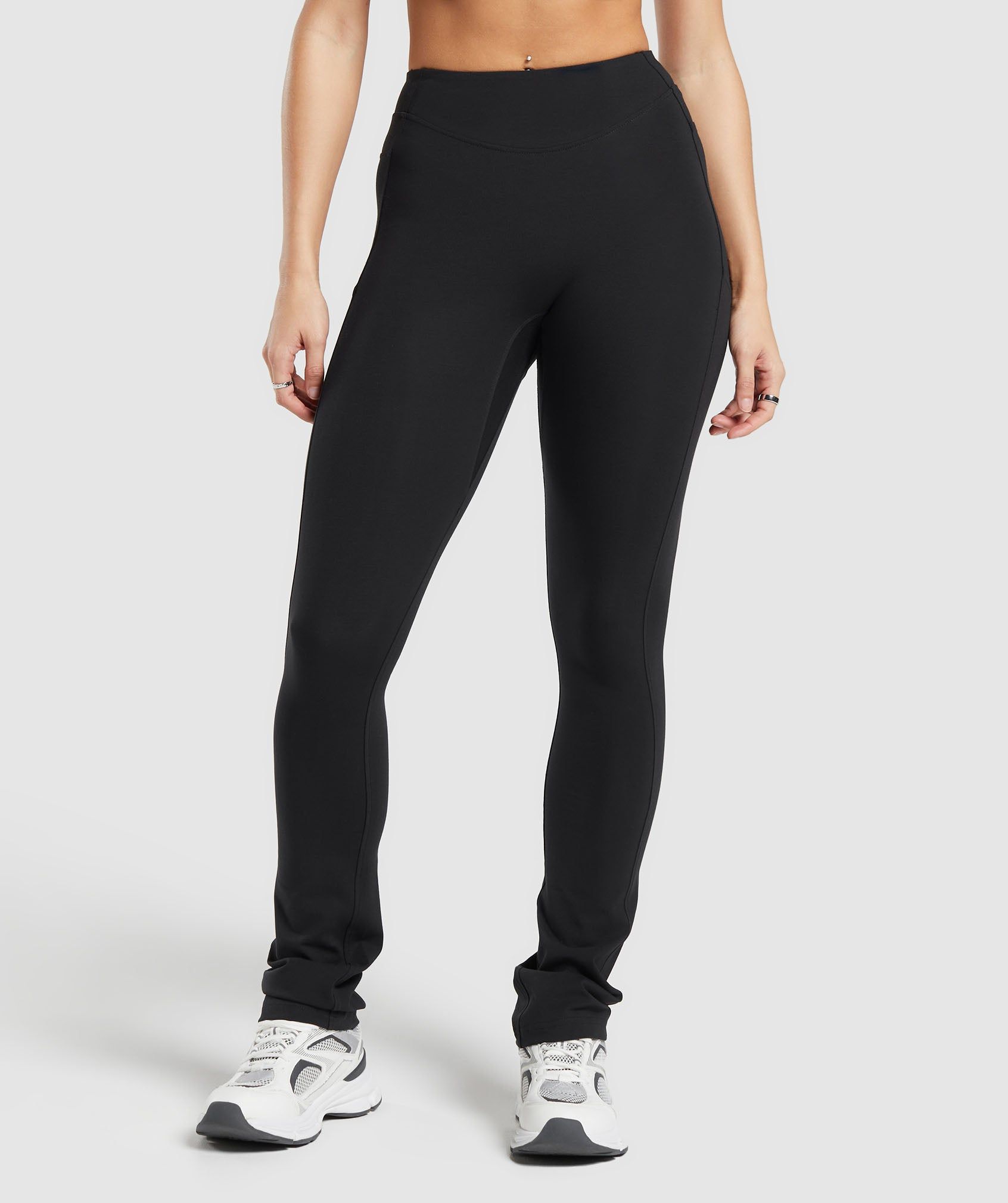 Gymshark Rest Day Straight Leg Leggings - Black sold by Gymshark