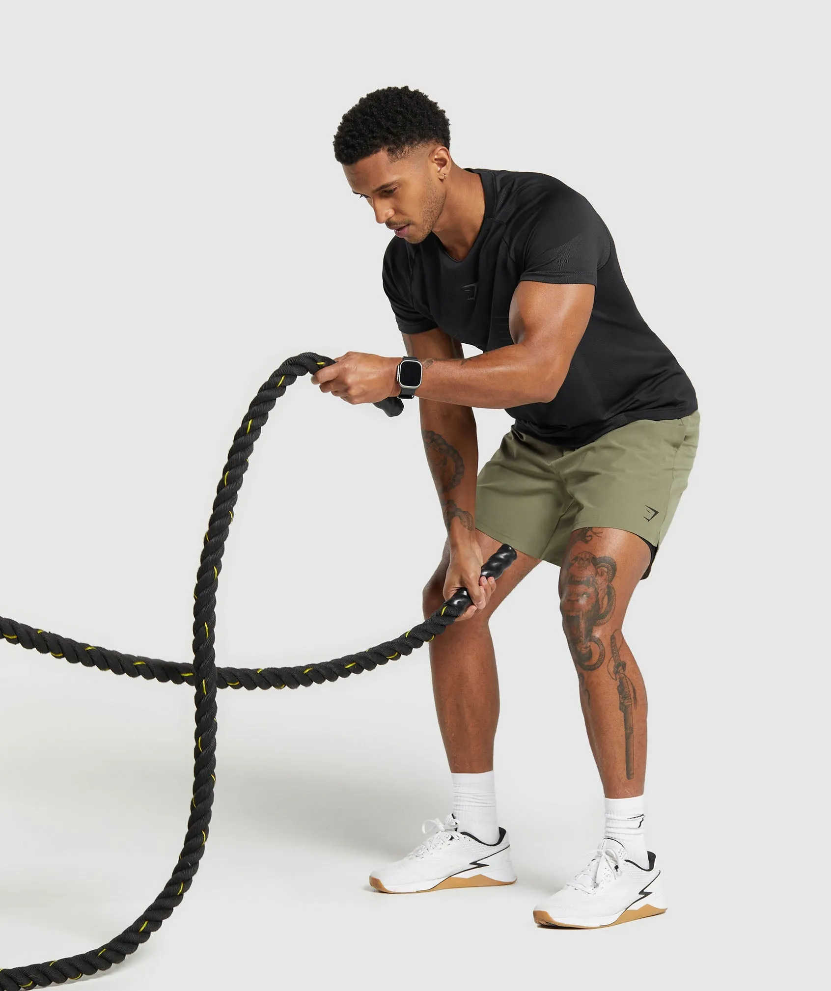 Gymshark Land to Water 6" Shorts - Utility Green sold by Gymshark product image thumbnail 5