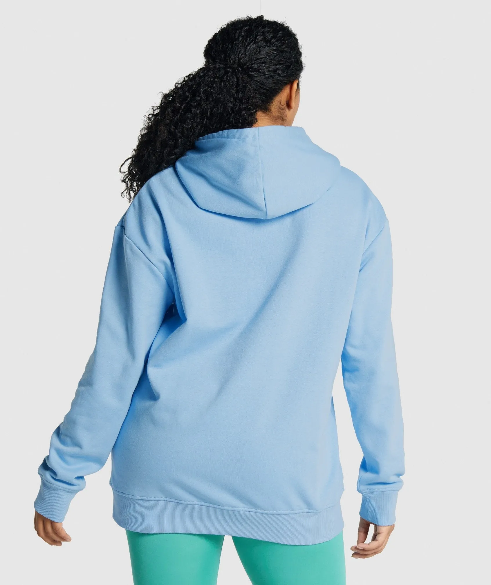 Gymshark Training Oversized Hoodie - Light Blue sold by Gymshark product image thumbnail 2