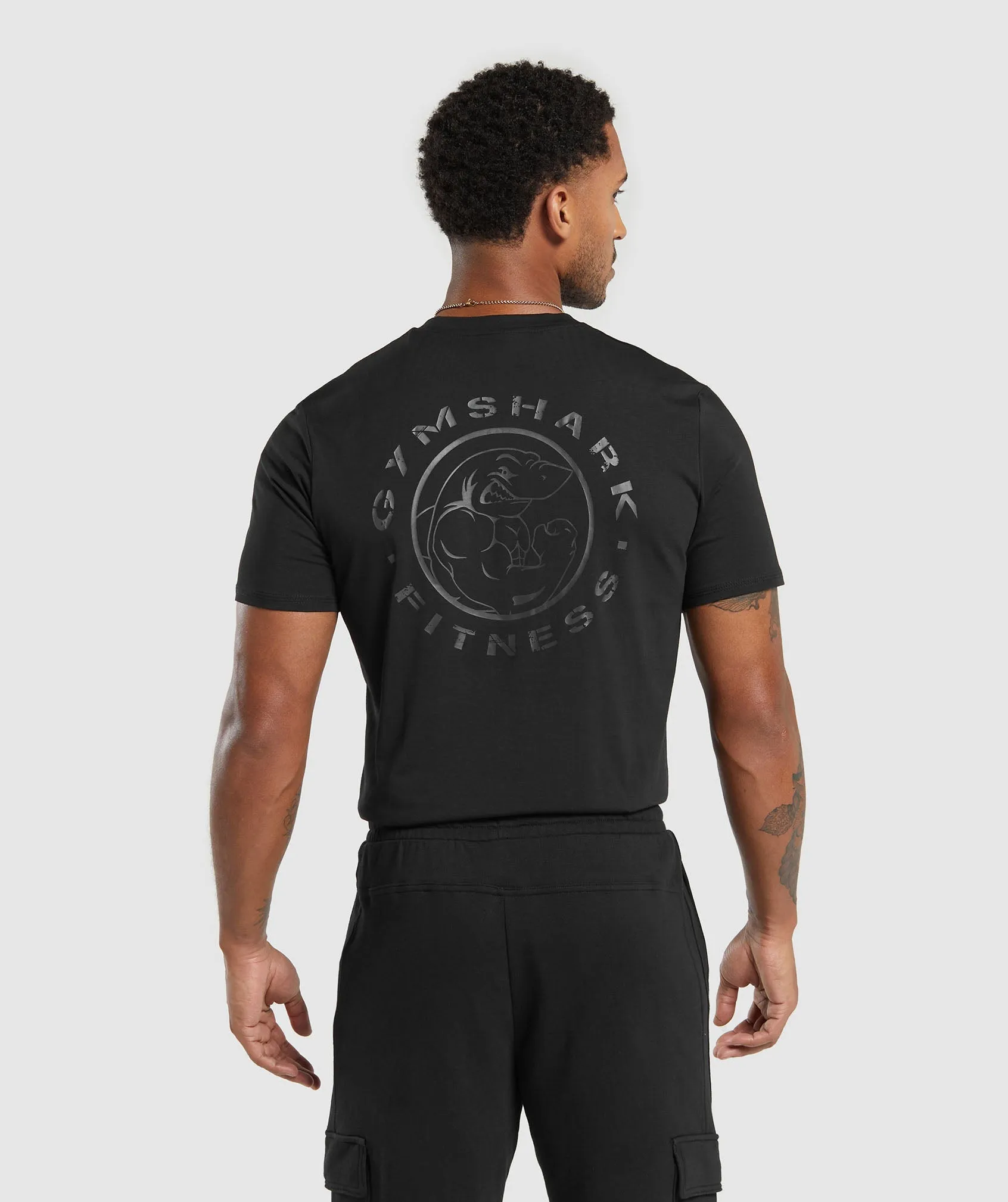Gymshark Legacy T-Shirt - Black sold by Gymshark product image thumbnail 4
