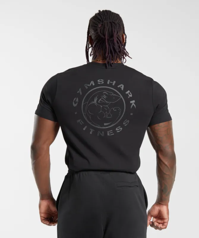 Gymshark Legacy T-Shirt - Black sold by Gymshark