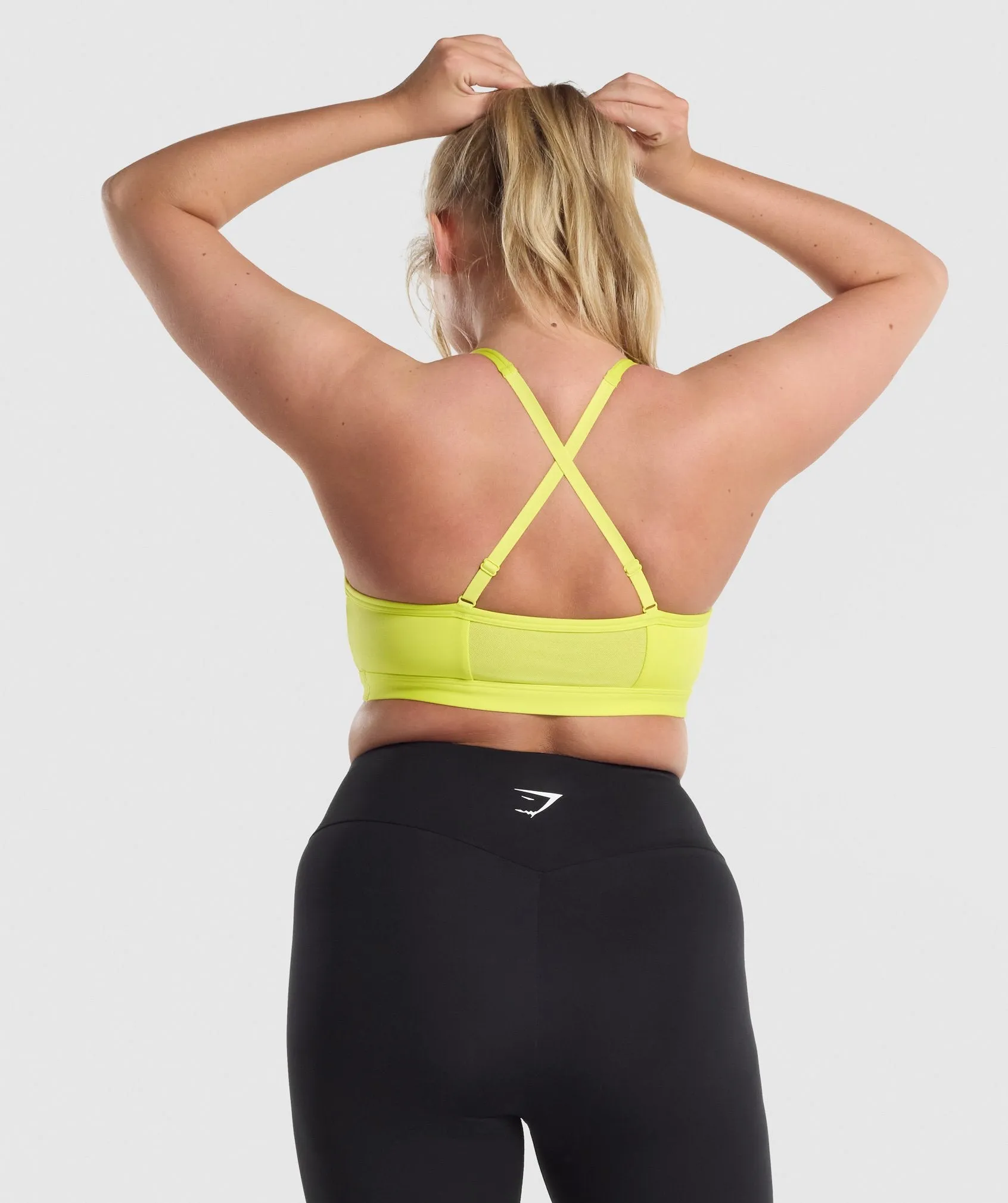 Gymshark Ruched Sports Bra - Yellow sold by Gymshark product image thumbnail 2
