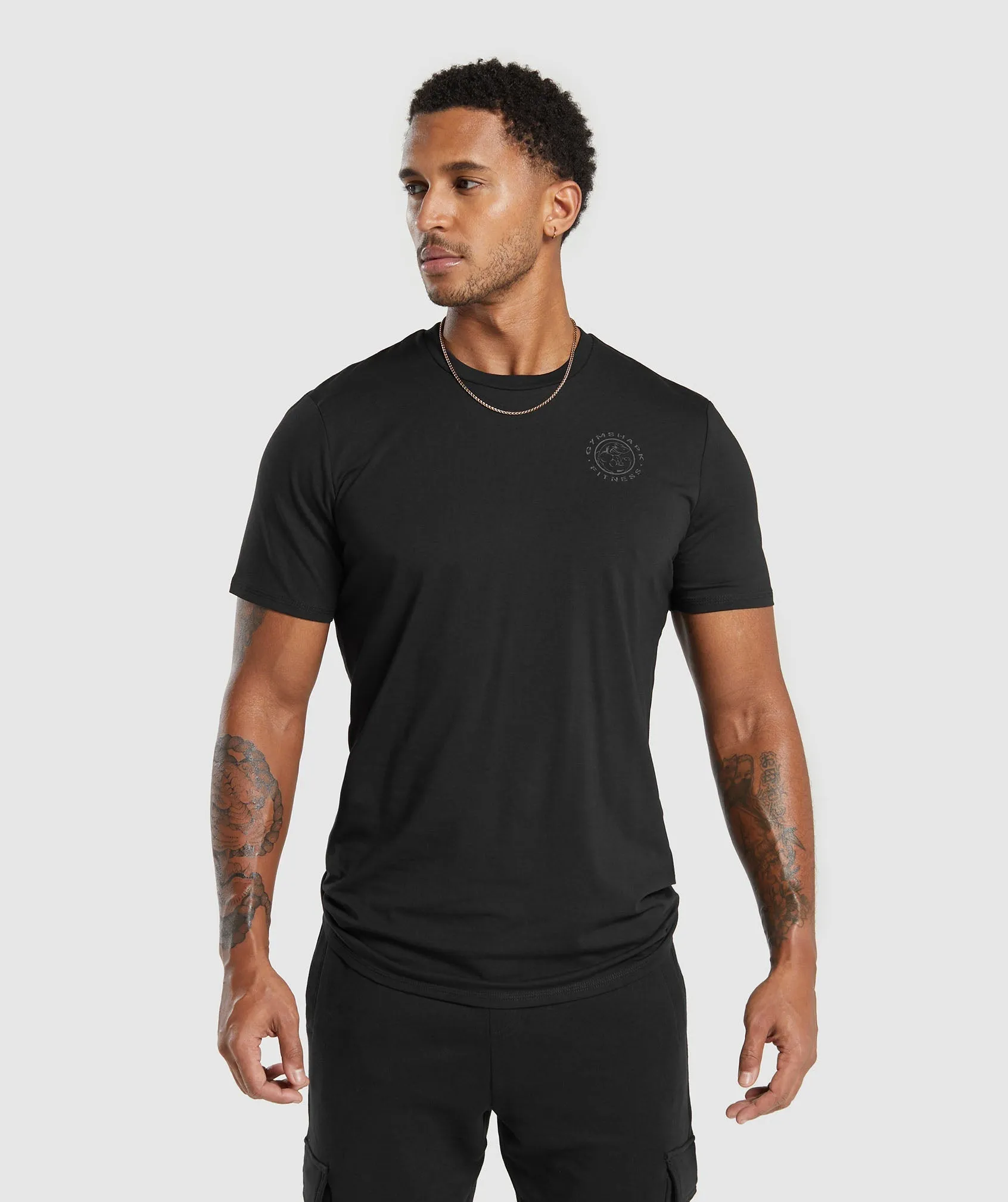 Gymshark Legacy T-Shirt - Black sold by Gymshark product image thumbnail 5