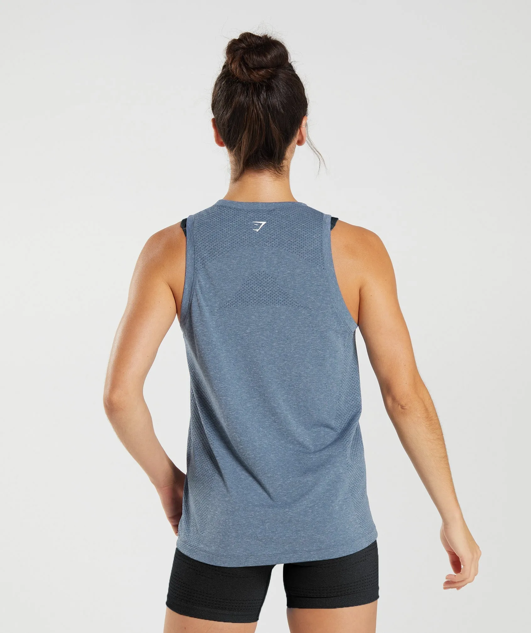 Gymshark Vital Seamless 2.0 Light Tank - Evening Blue Marl sold by Gymshark product image thumbnail 2