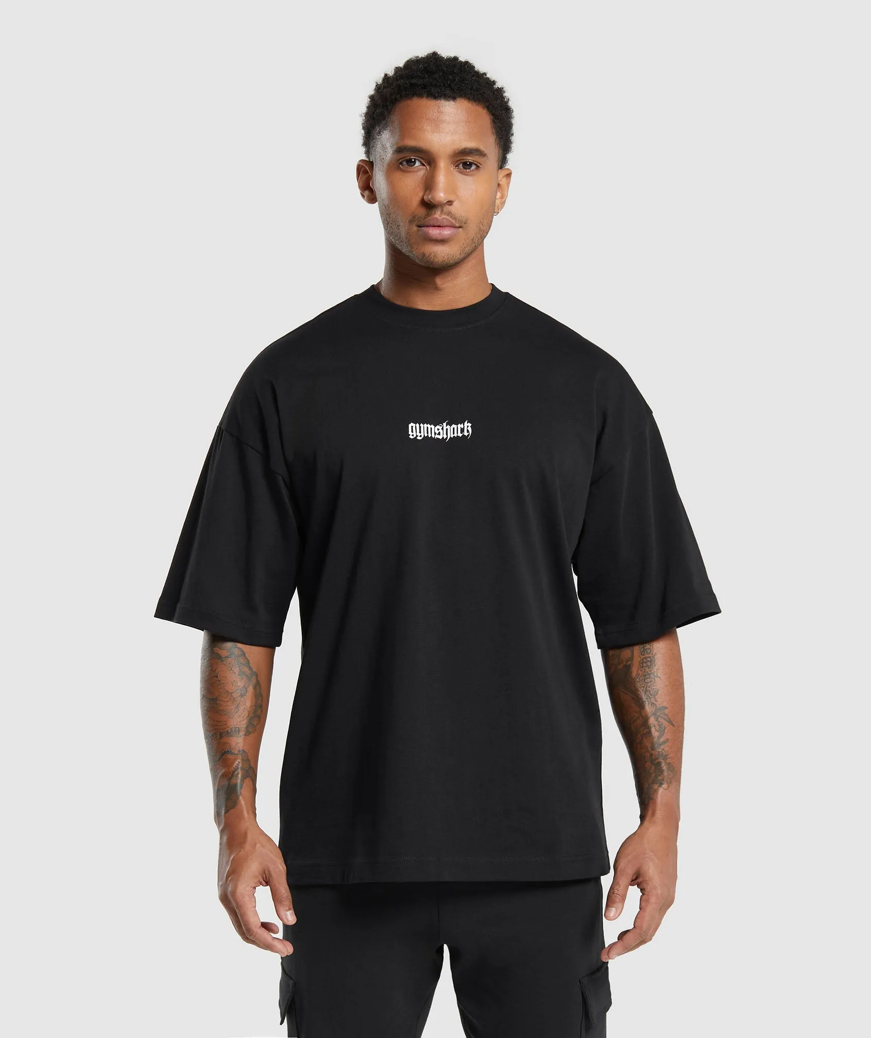 Gymshark Prayer Hands T-Shirt - Black sold by Gymshark product image thumbnail 2