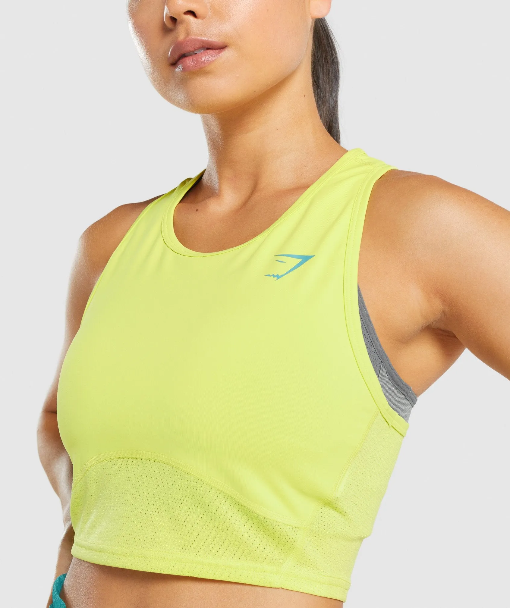Gymshark Pulse Crop Tank - Yellow sold by Gymshark product image thumbnail 5