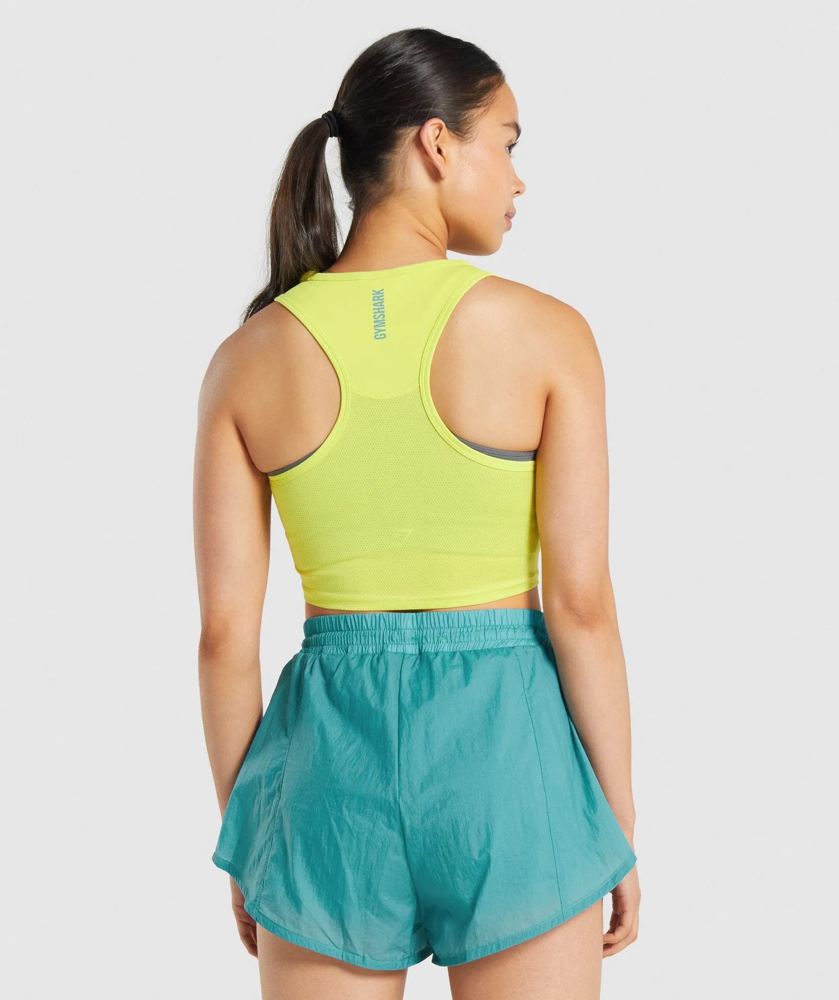 Gymshark Pulse Crop Tank - Yellow sold by Gymshark product image thumbnail 2