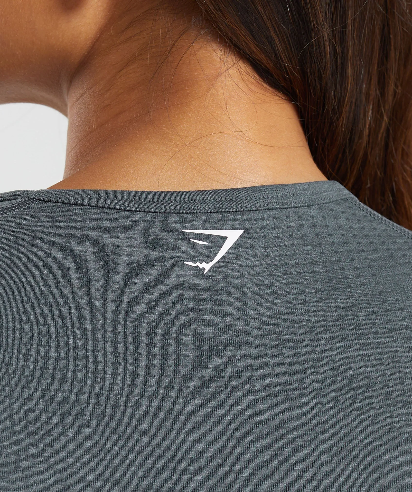 Gymshark Vital Crop Top - Strong Grey Marl sold by Gymshark product image thumbnail 5