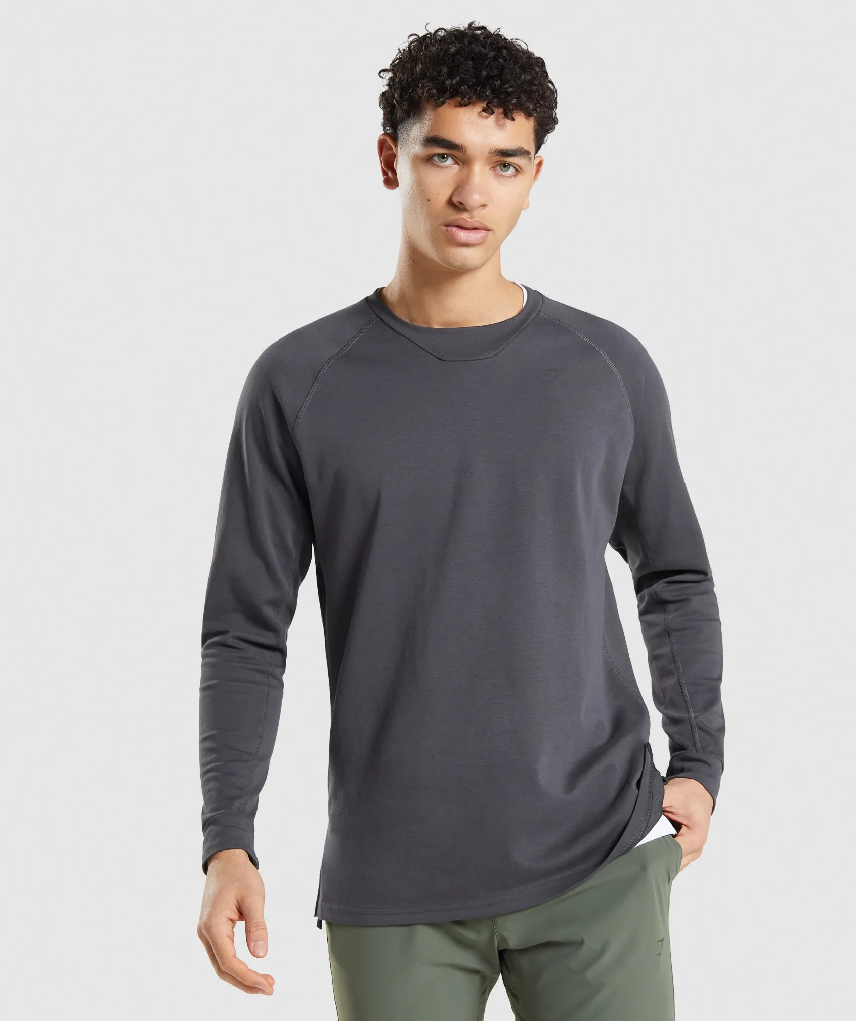 Gymshark Studio Crew - Onyx Grey sold by Gymshark