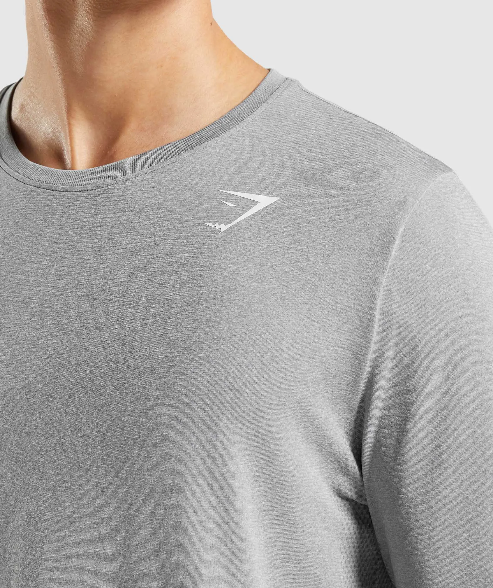 Gymshark Arrival Seamless Long Sleeve T-Shirt - Grey sold by Gymshark product image thumbnail 5
